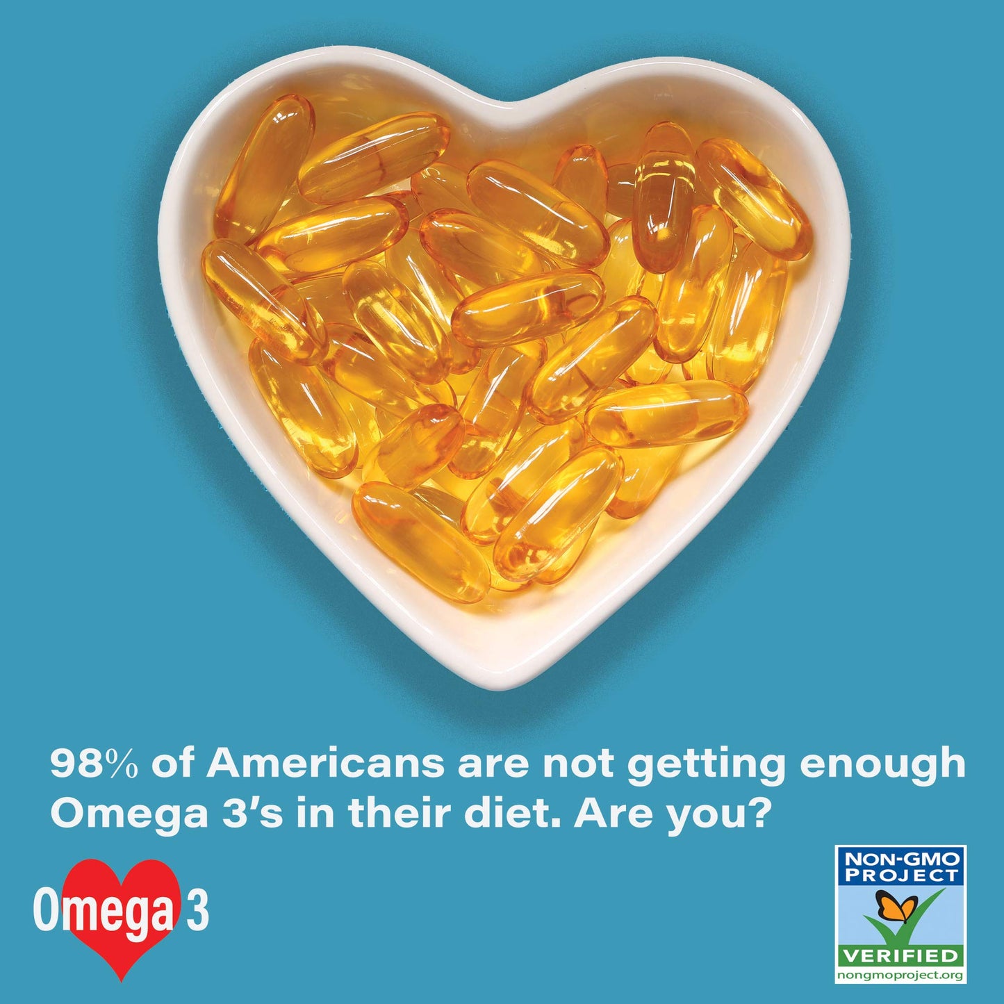 Omega 3 Fish Oil 2,000mg- Pharmaceutical Grade. 1000mg EPA 500mg DHA. Burpless Capsules with No Fishy Aftertaste. All Natural, Organic, Non GMO, Gluten Free for Men & Women. - Medaid International