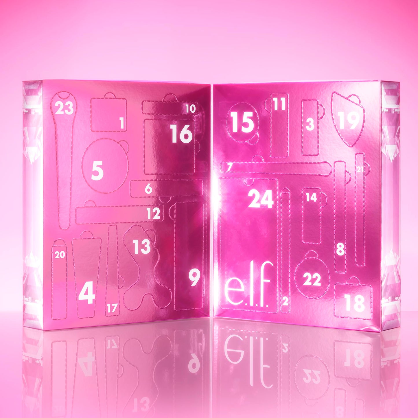 e.l.f. Sleigh the Holidays 24-Day Advent Calendar 2025, Skincare Essentials & Festive Makeup In Limited-Edition Shades, Vegan & Cruelty-Free - Medaid International