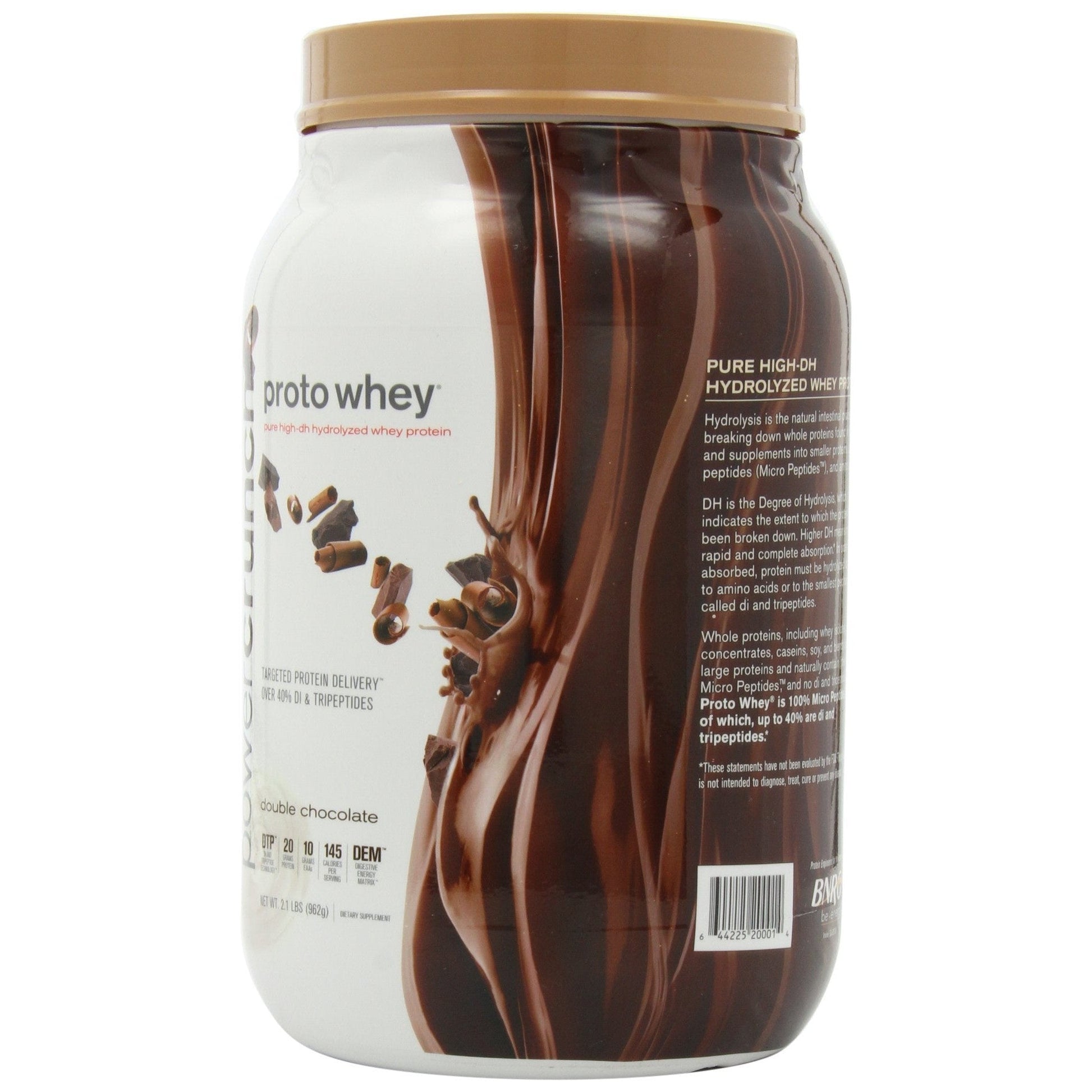 Power Crunch Whey Protein Powder, With Amino Acids, Protein Shakes with Delicious Taste, Double Chocolate, 2.1 LB - Medaid International