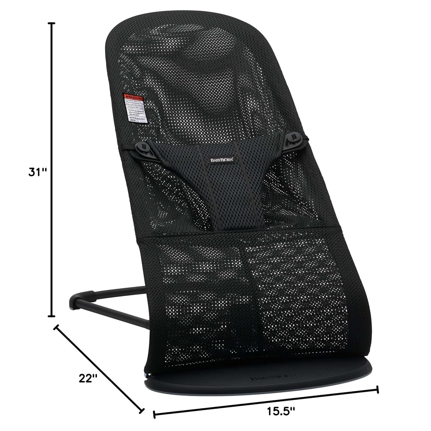 Babybjorn - Bouncer Bliss - Mesh-Black