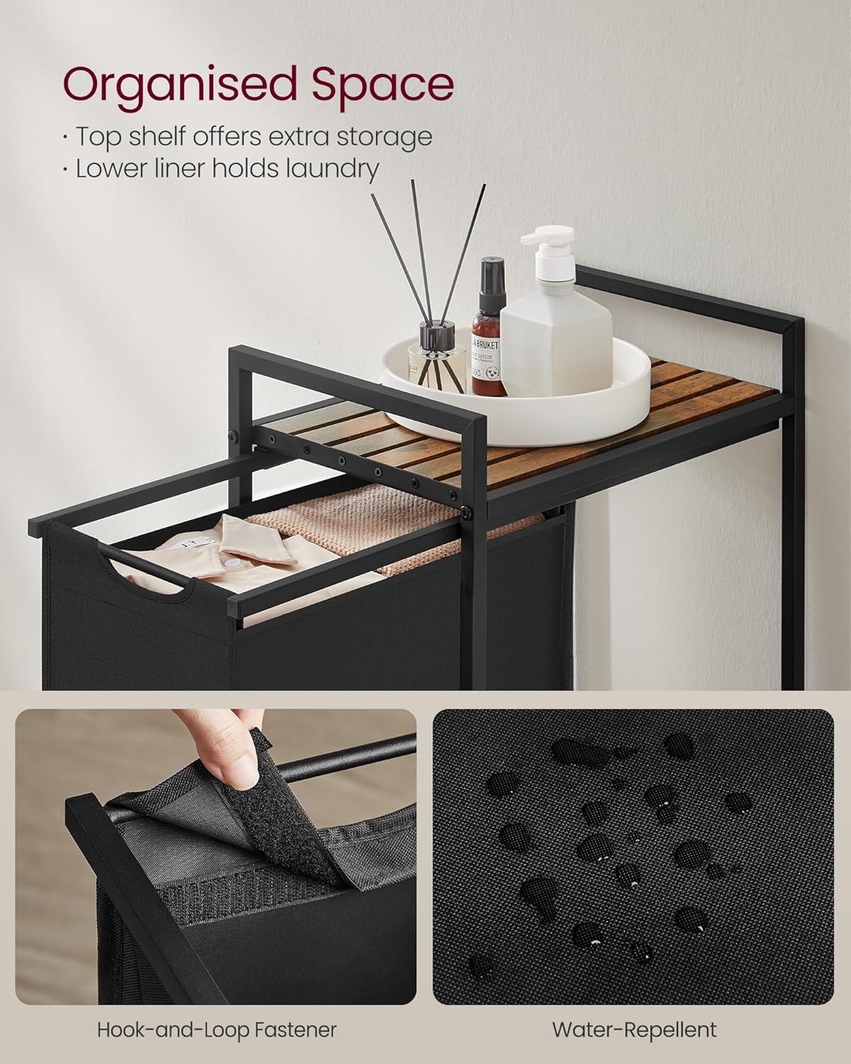 VASAGLE Laundry Basket BLH001B01