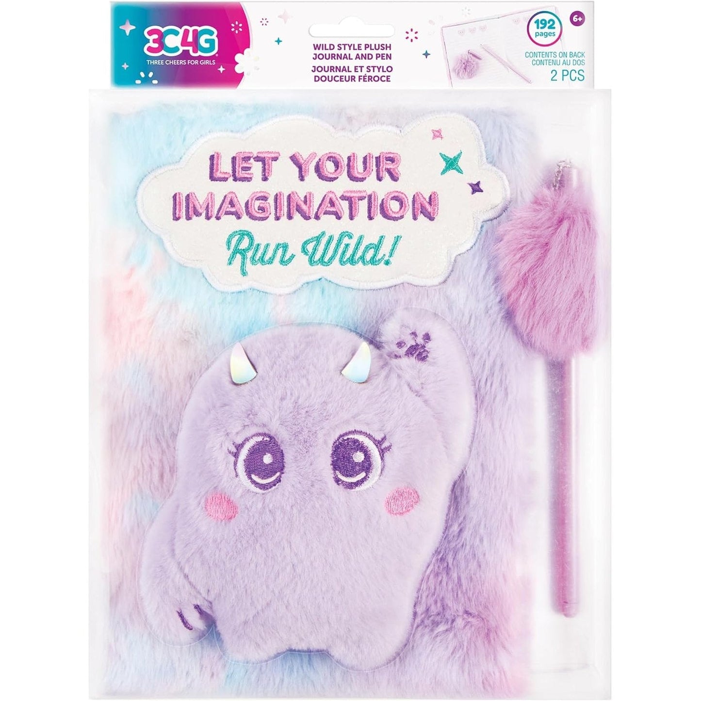 Imagination Land Wild Style Plush Journal & Pen - Medaid International
