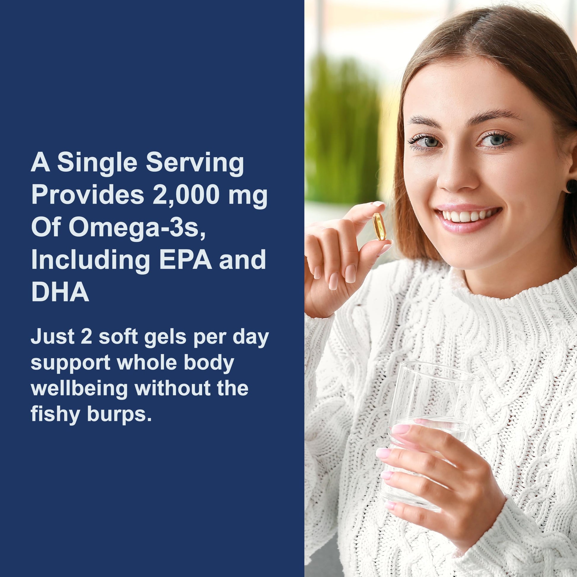 Carlson - Maximum Omega 2000, 2000 mg Omega-3 Fatty Acids Including EPA and DHA, Wild-Caught, Norwegian Fish Oil Supplement, Sustainably Sourced Fish Oil Capsules, Lemon, 180 Softgels - Medaid International