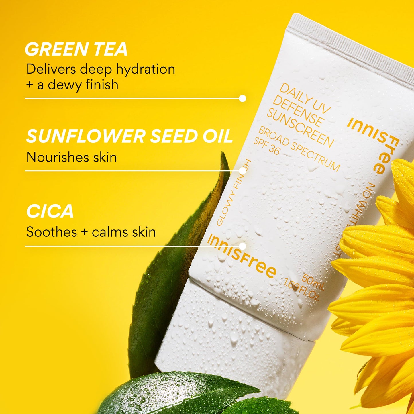 Innisfree Daily UV Defense SPF 36 – Korean Face Sunscreen, Invisible Finish, Broad Spectrum, No White Cast, Lightweight, Hydrating - Medaid International