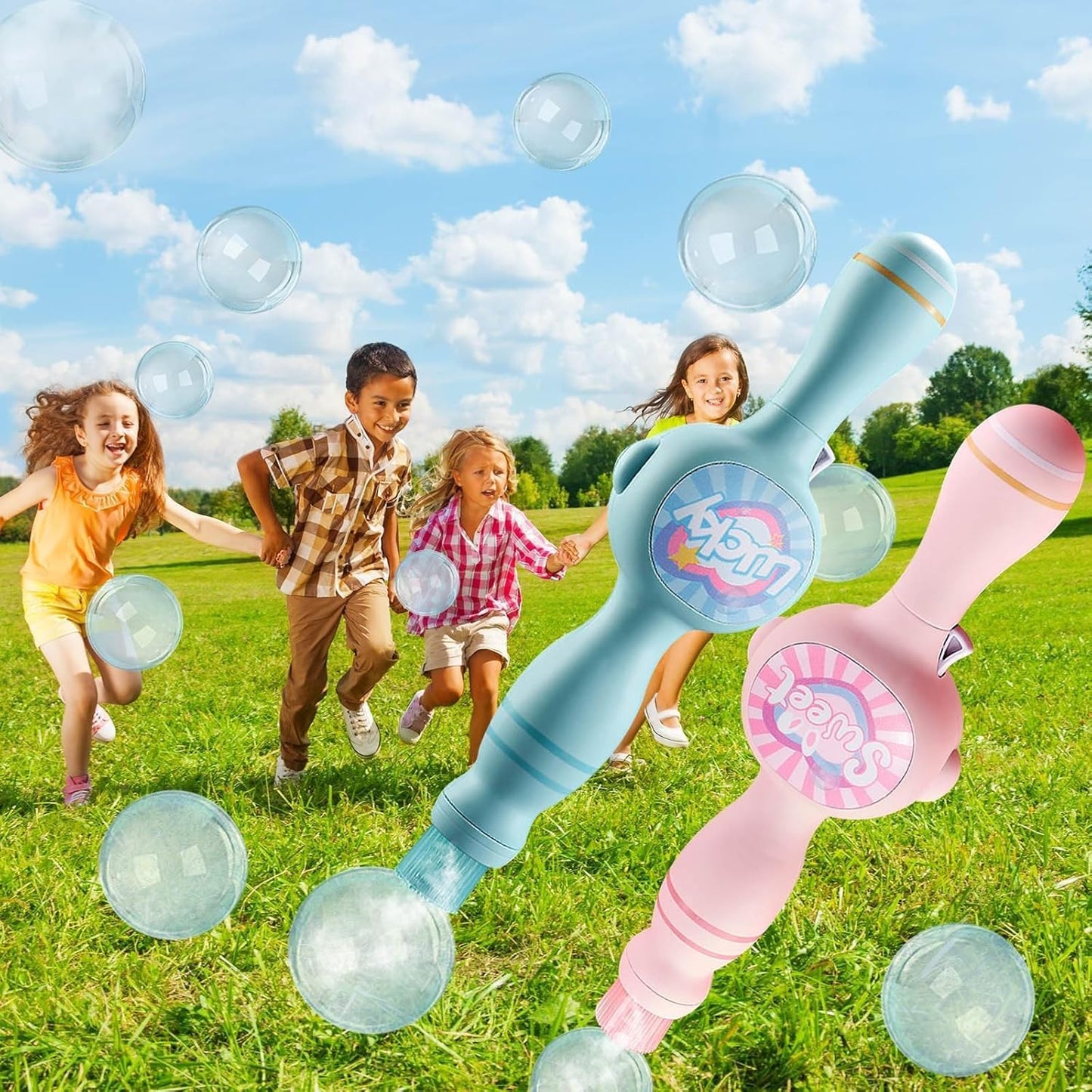Elastic Bubble Fog Wand