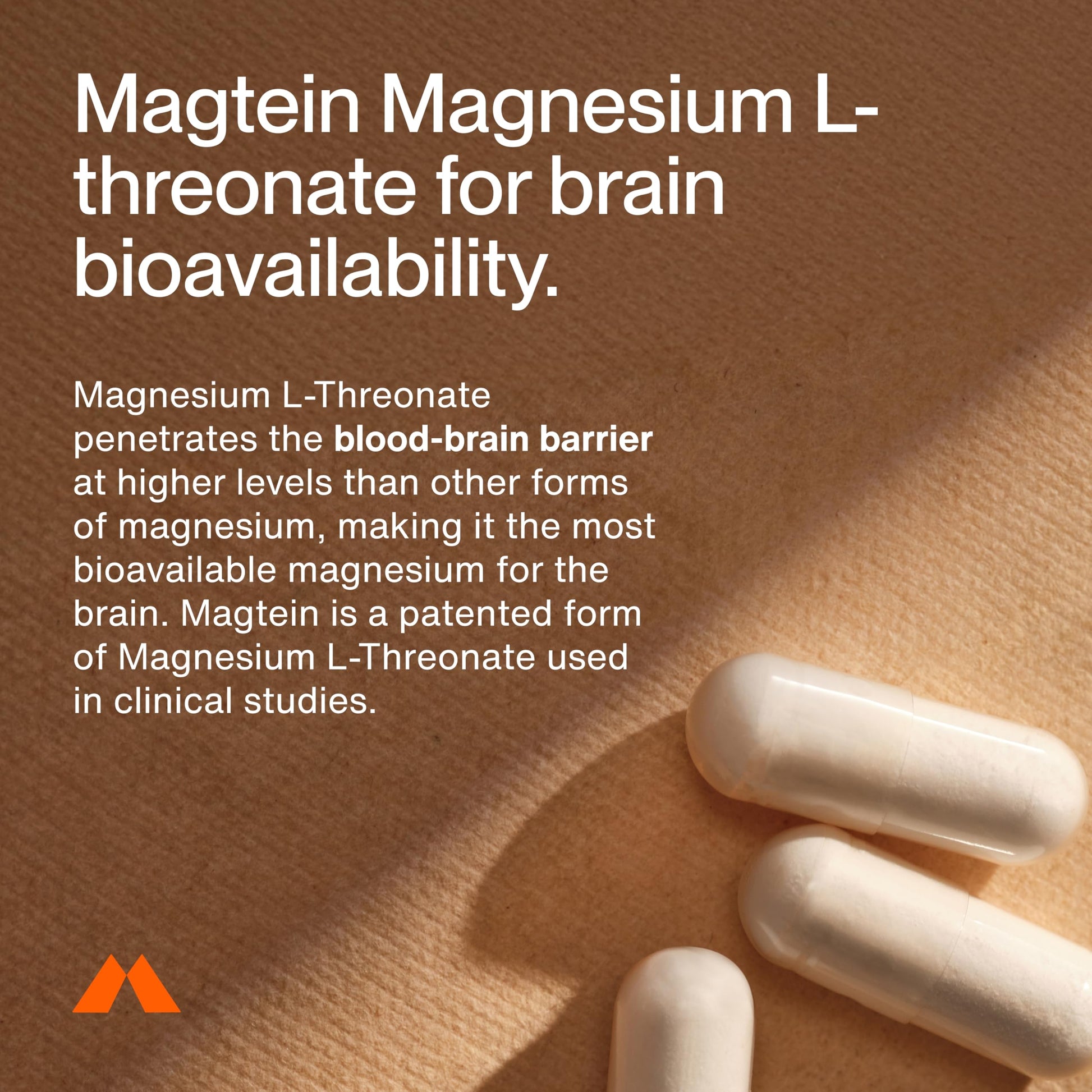 Momentous Magtein Magnesium L-Threonate - Brain & Rest Support Supplement - Boosts Cognitive Function & Sleep Quality - NSF Certified for Sport -145 mg - 30 Servings - Medaid International