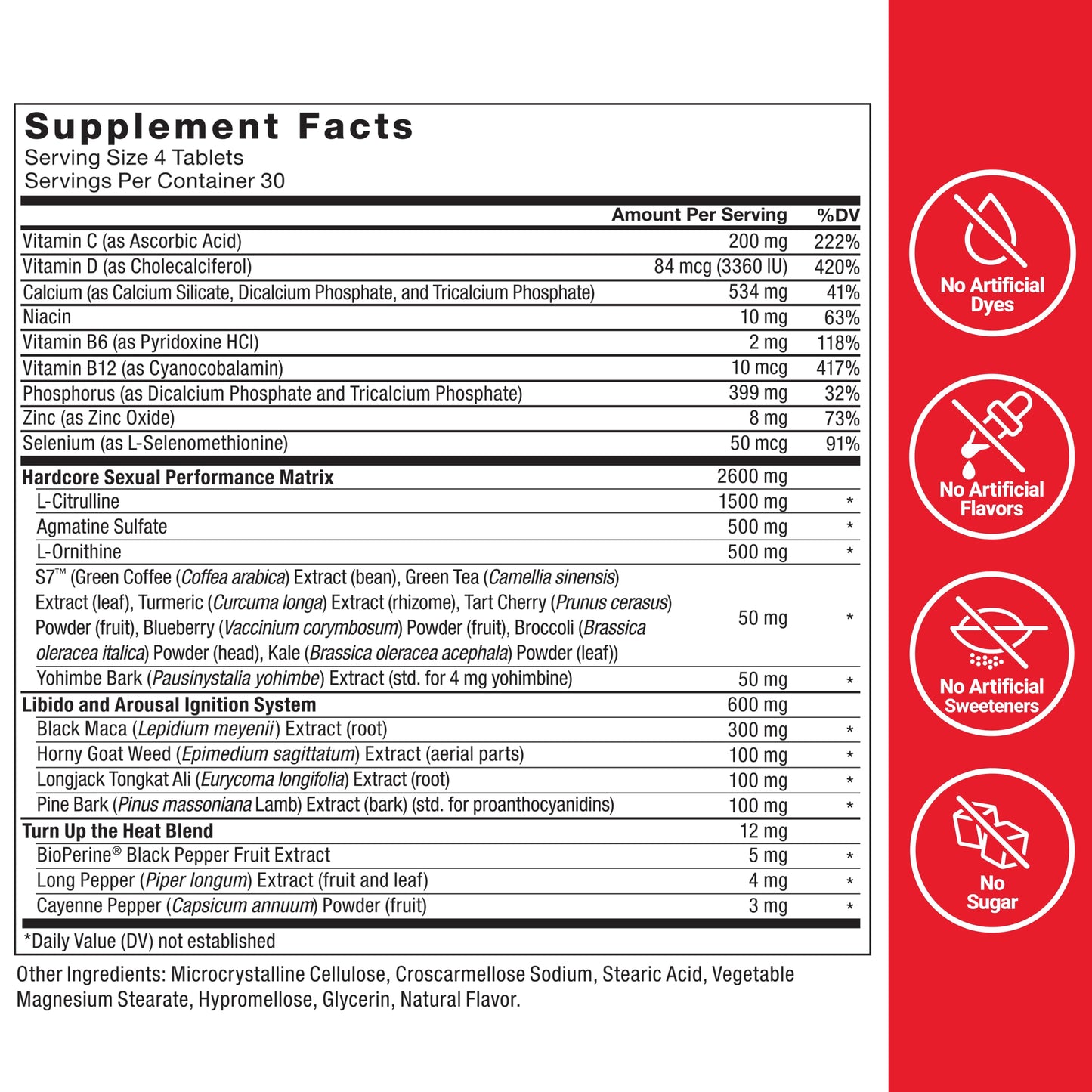 Force Factor Score! Hardcore Nitric Oxide Booster Supplement for Men with L-Citrulline, Yohimbe, Black Maca & B Vitamins to Increase Stamina, and Maximize Physical Performance, 120 Tablets - Medaid International
