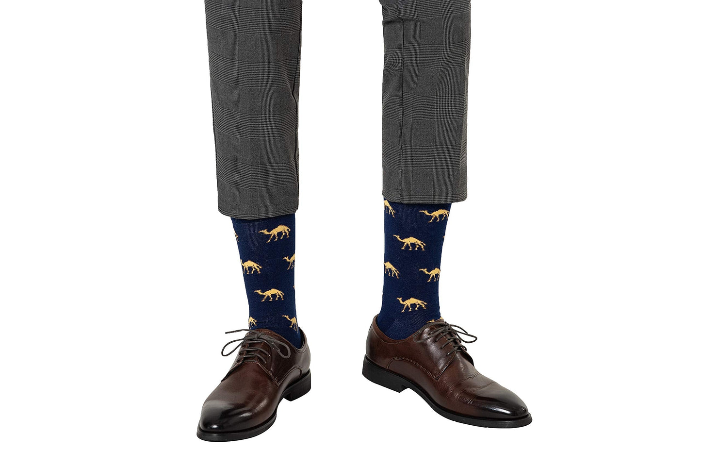 AUSCUFFLINKS Camel Socks For Him | Desert Fun Socks Gift for Her | Egyptian Happy Gift Socks Egypt Quirky Novelty Present for Dad | Socks for Mum (Camel) - Medaid International
