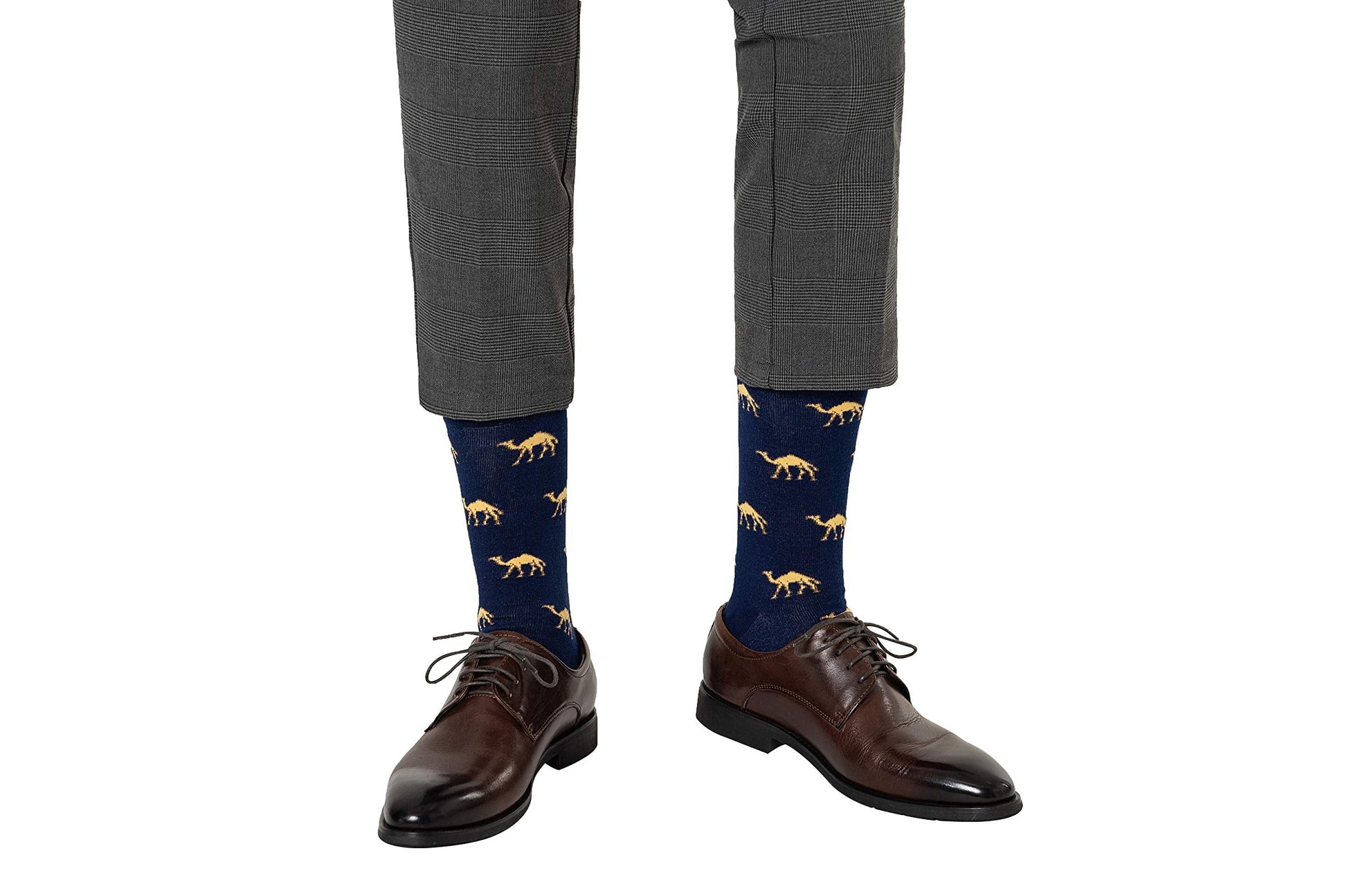 AUSCUFFLINKS Camel Socks For Him | Desert Fun Socks Gift for Her | Egyptian Happy Gift Socks Egypt Quirky Novelty Present for Dad | Socks for Mum (Camel) - Medaid International