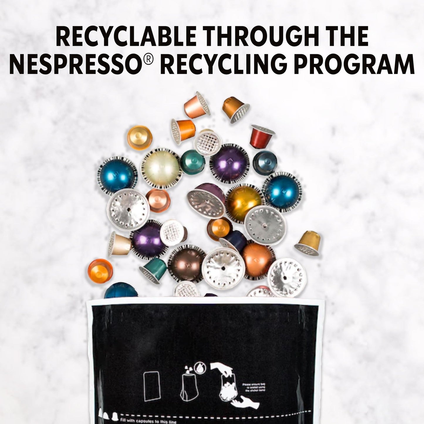 Starbucks by Nespresso Original Line, House Blend, Medium Roast Coffee, 50-count Espresso Pods