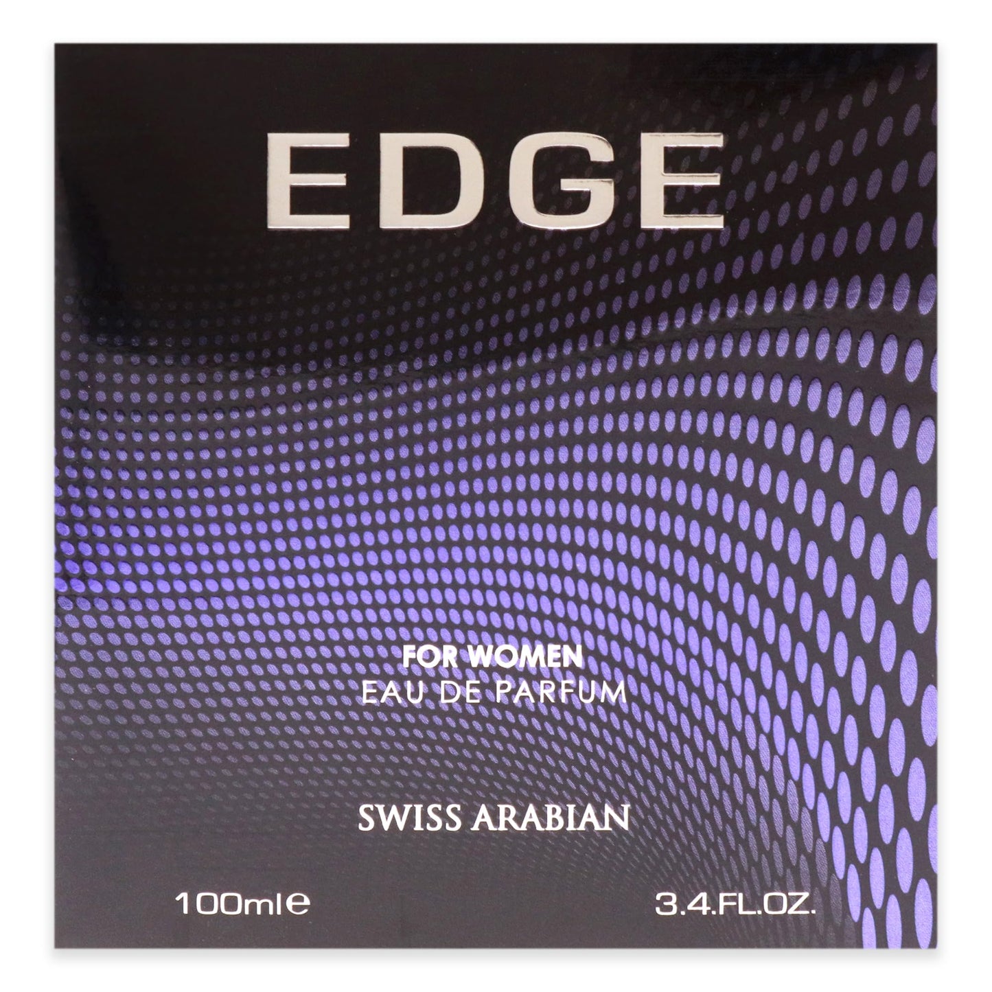 Swiss Arabian EDGE - Luxury Products From Dubai - Long Lasting And Addictive Personal EDP Spray Fragrance - A Seductive Signature Aroma - 3.4 Oz - Medaid International