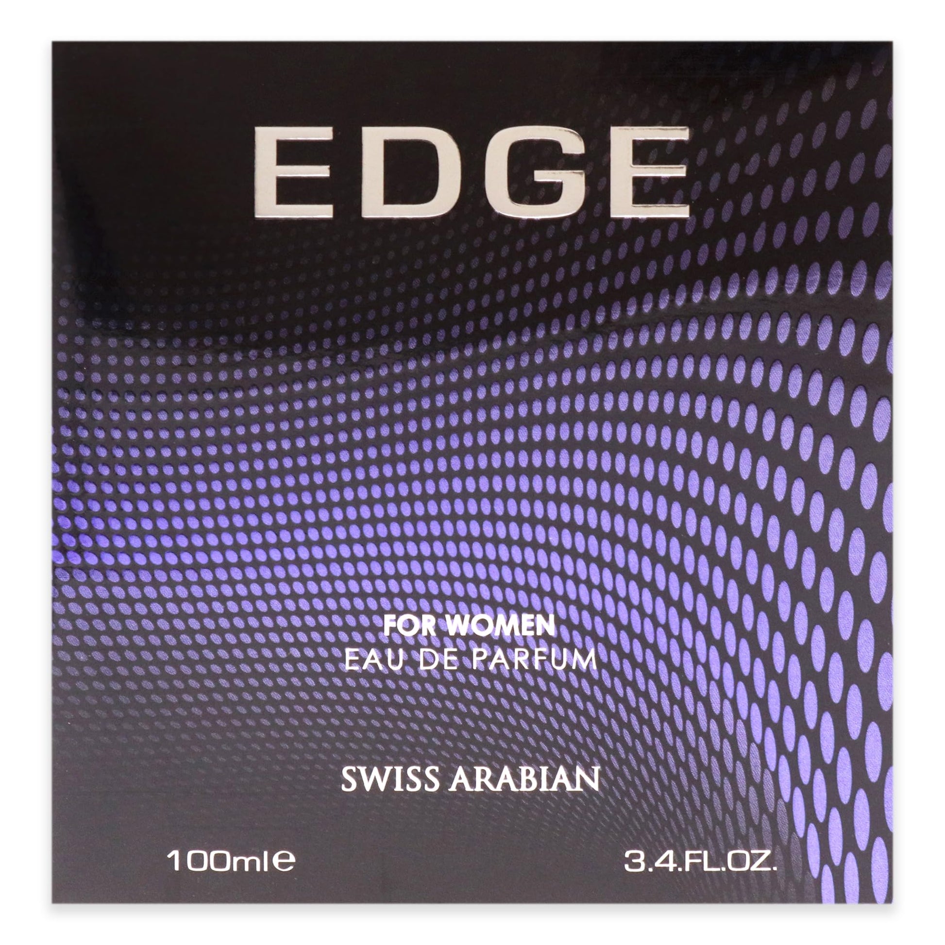 Swiss Arabian EDGE - Luxury Products From Dubai - Long Lasting And Addictive Personal EDP Spray Fragrance - A Seductive Signature Aroma - 3.4 Oz - Medaid International