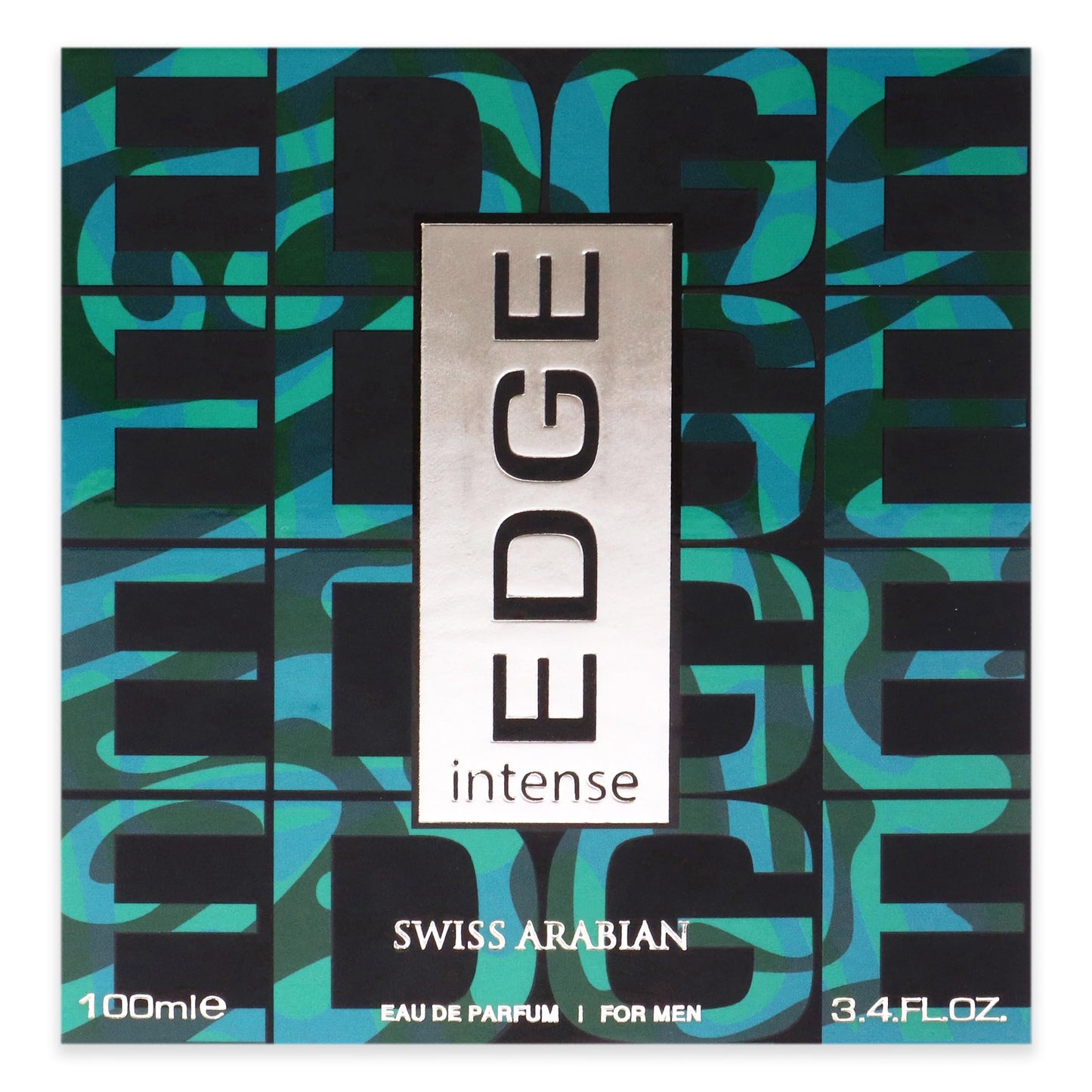 Swiss Arabian EDGE Intense - Luxury Products From Dubai - Long Lasting, Addictive Personal EDP Spray Fragrance - Seductive Signature Aroma - 3.4 Oz - Medaid International