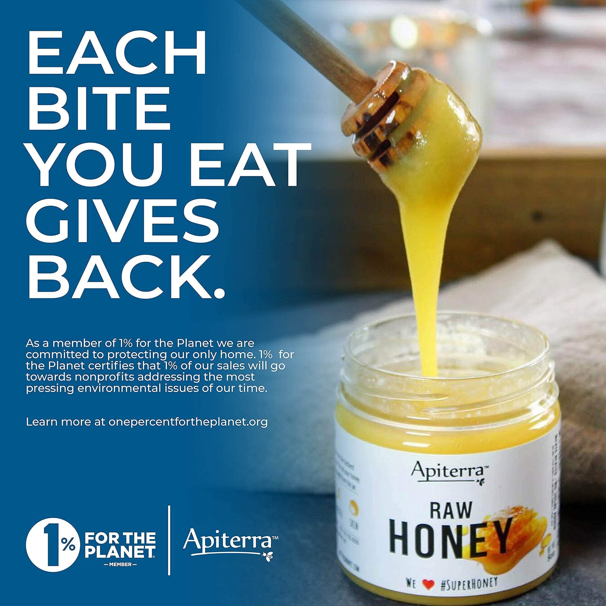 Apiterra - Raw Honey Bulk 8 lbs Bucket Unfiltered Unpasteurized 100% Pure and Natural Wildflower Raw Honey - Medaid International