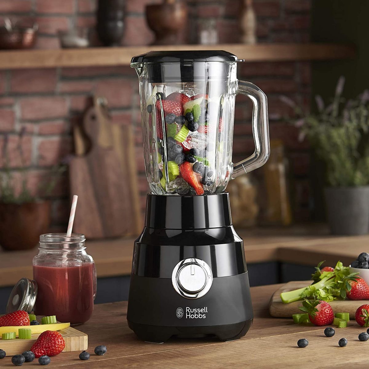 Russell Hobbs Desire Jug Blender, 1.5 Litre, Matte Black - Medaid International