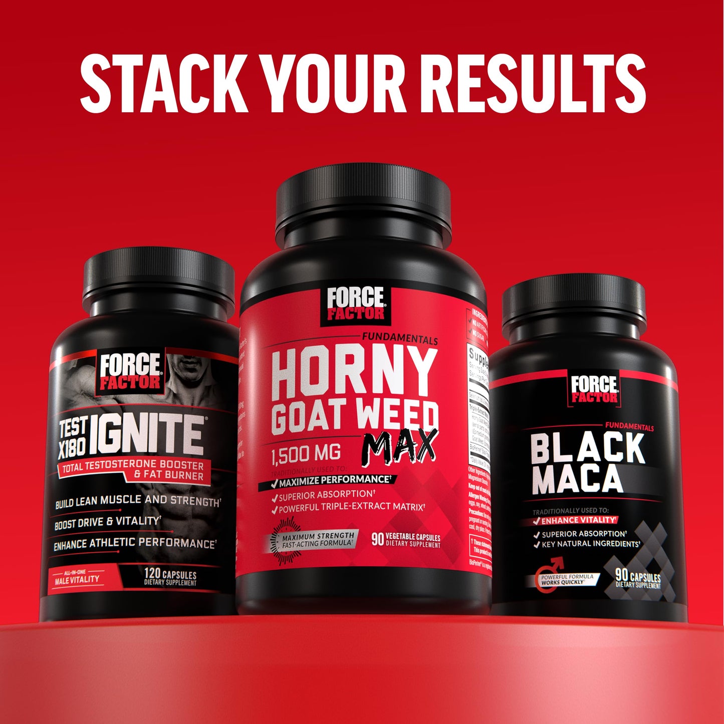 Force Factor Score! Hardcore Nitric Oxide Booster Supplement for Men with L-Citrulline, Yohimbe, Black Maca & B Vitamins to Increase Stamina, and Maximize Physical Performance, 120 Tablets - Medaid International