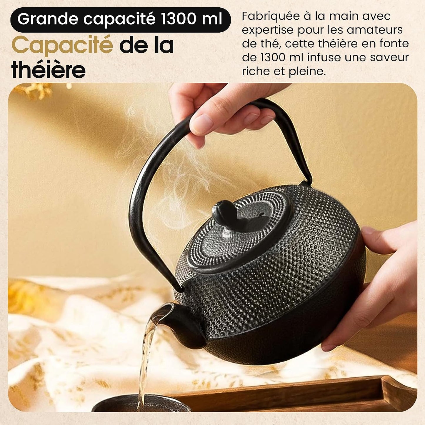 Dimono cast iron teapot