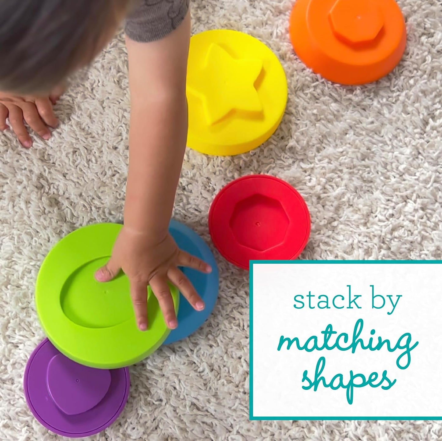 Infantino Imagination Stackers Playset