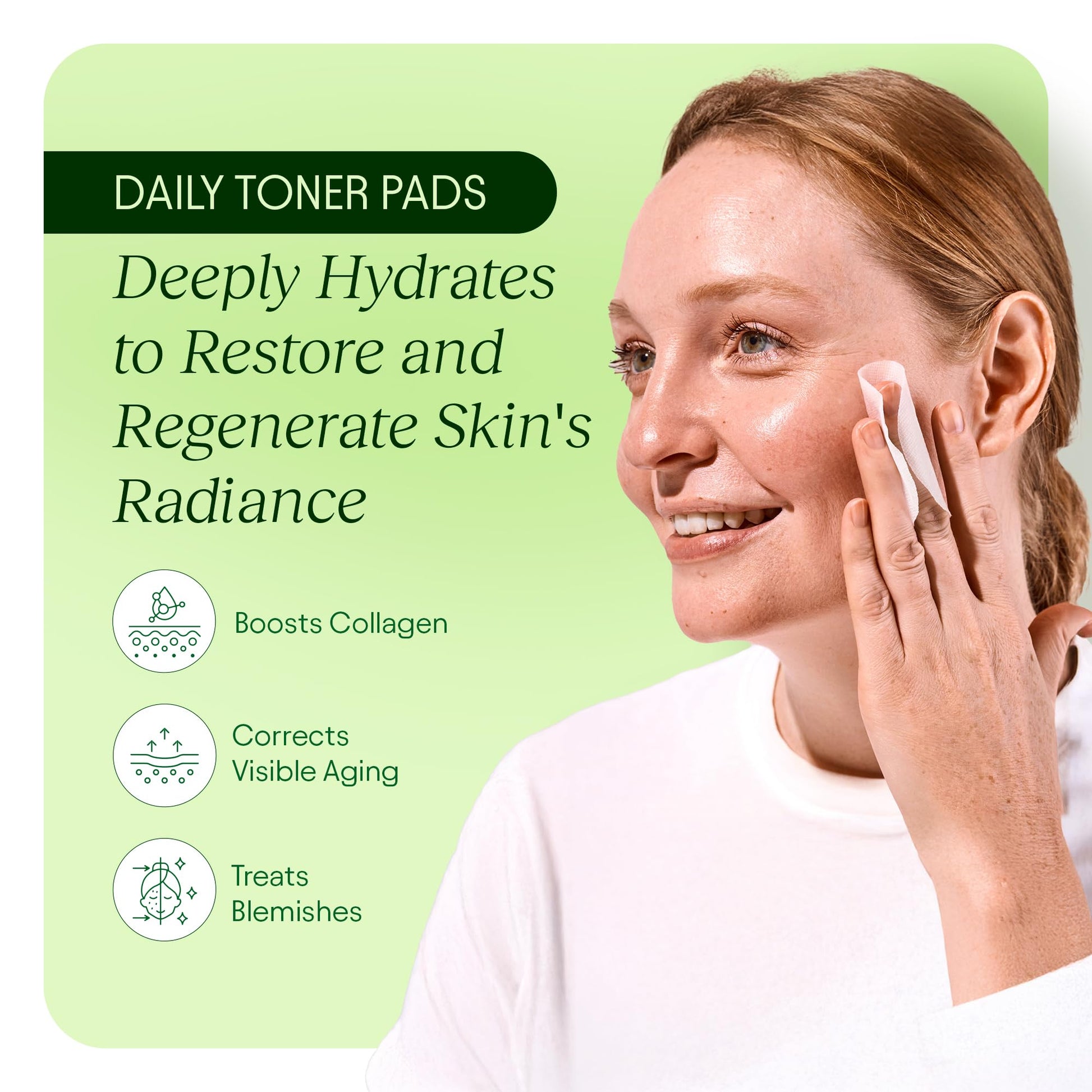 JiYu Toning Polish Pads - Korean Skincare for Dark Spots, Wrinkles & Dull Skin - Hydrating Facial Treatment with Snail Mucin, Niacinamide, Peptides & Centella - 100 Count - Medaid International