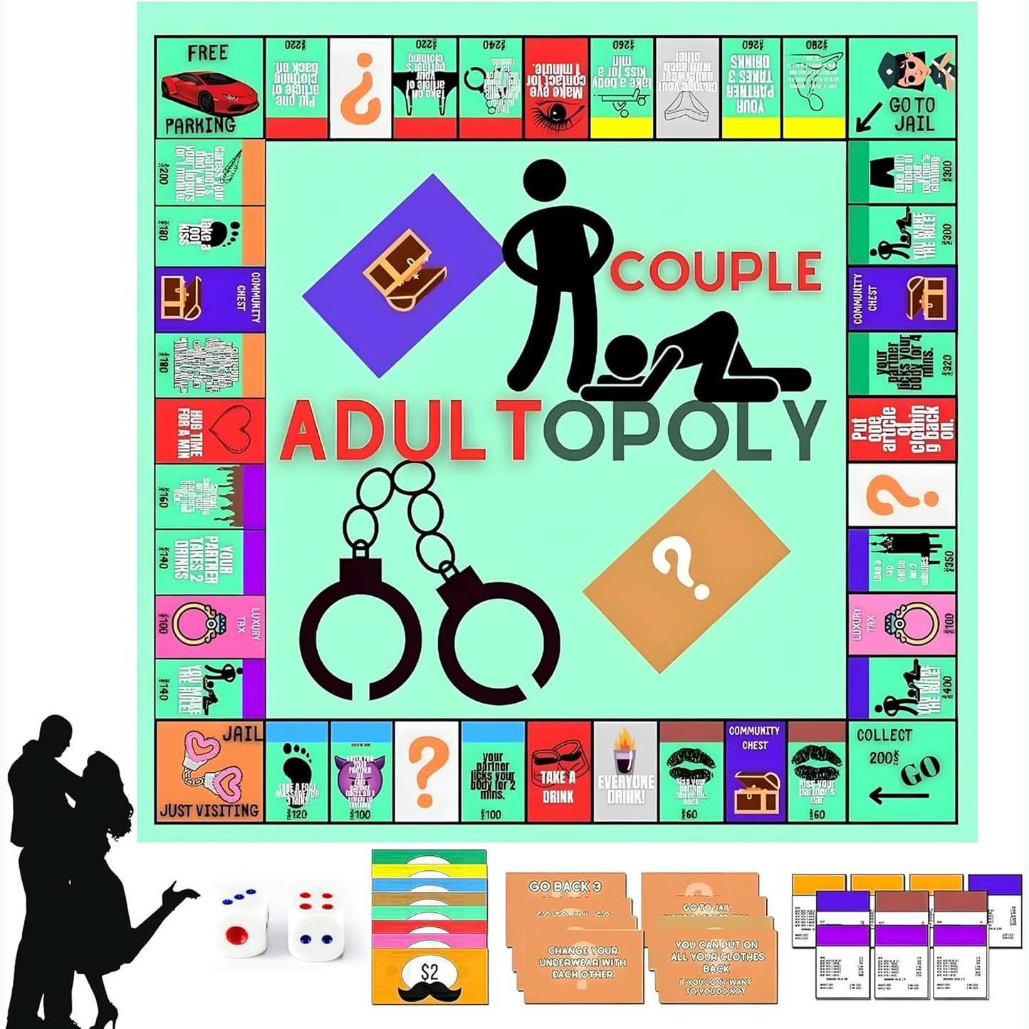 Monopoly Adult - Couples Board Game