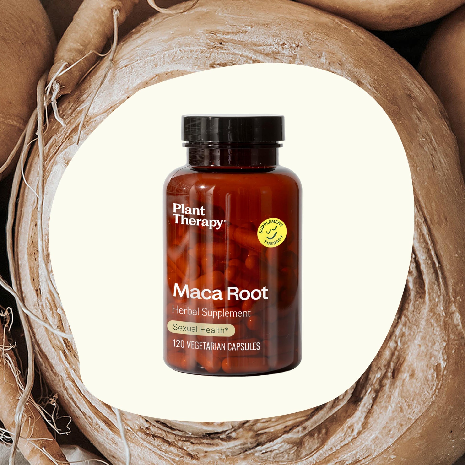 Plant Therapy Maca Root Capsules Manufactured in USA 4 Month Supply Supports Sexual Health, Mood Boosting, Energizing & Reduces Tension Supplements for Men & Women 120 Vegetarian Capsule - Medaid International