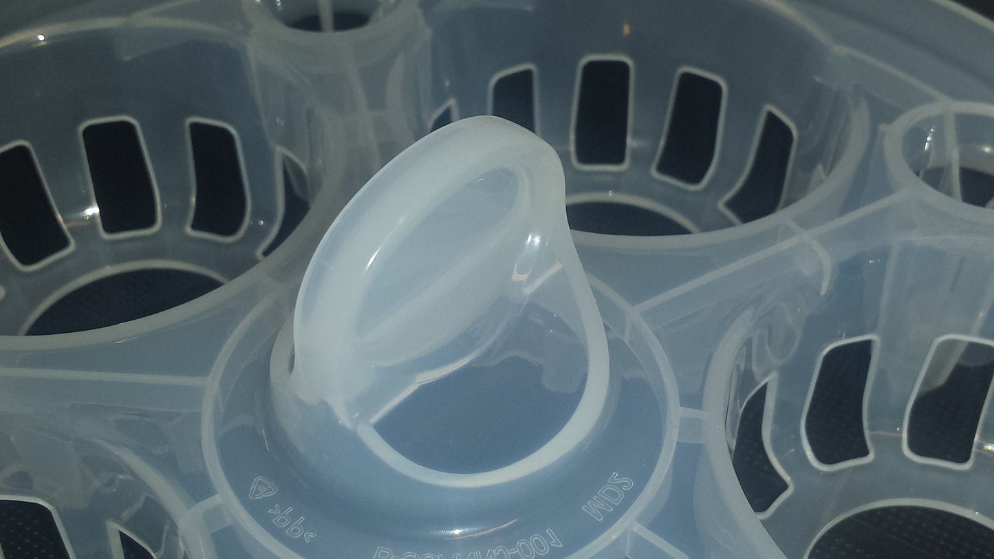 Instant Pot Yogurt Cups and Pressure Sterilization Rack, 6-Oz Dessert Cups with Lids, Bottle Sterilizer, Non-Toxic, BPA-Free Plastic, Clear - Medaid International