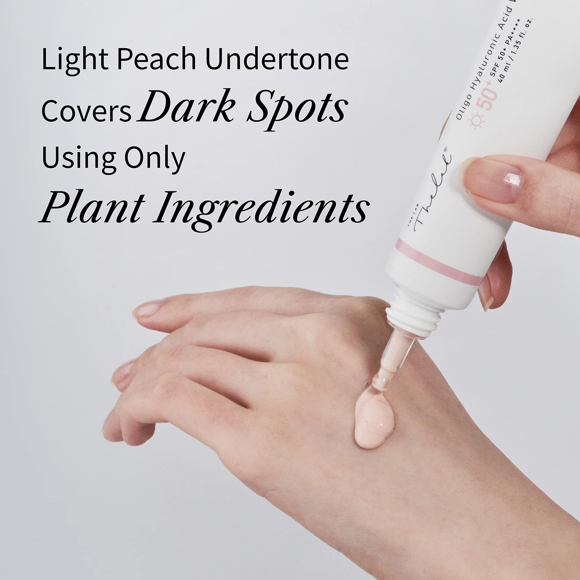 THE LAB BY BLANC DOUX Oligo Hyaluronic Acid Waterfull Tone-up Tinted Moisturizer with SPF 50+ PA++++ Vegan Flawless Coverage Plant-Derived Ingredients All-in-One Skincare Sunscreen Makeup Base Korean - Medaid International