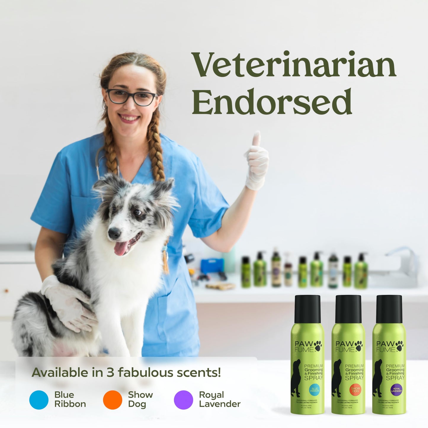 PAWFUME Dog Perfume Spray Long Lasting Scent for Grooming, Show Dog, 1-Pack – Keep Your Pup Fresh All Day – Hypoallergenic, Alcohol-Free, Detangling Formula – Moisturizing Pet Cologne Spray for Dogs - Medaid International