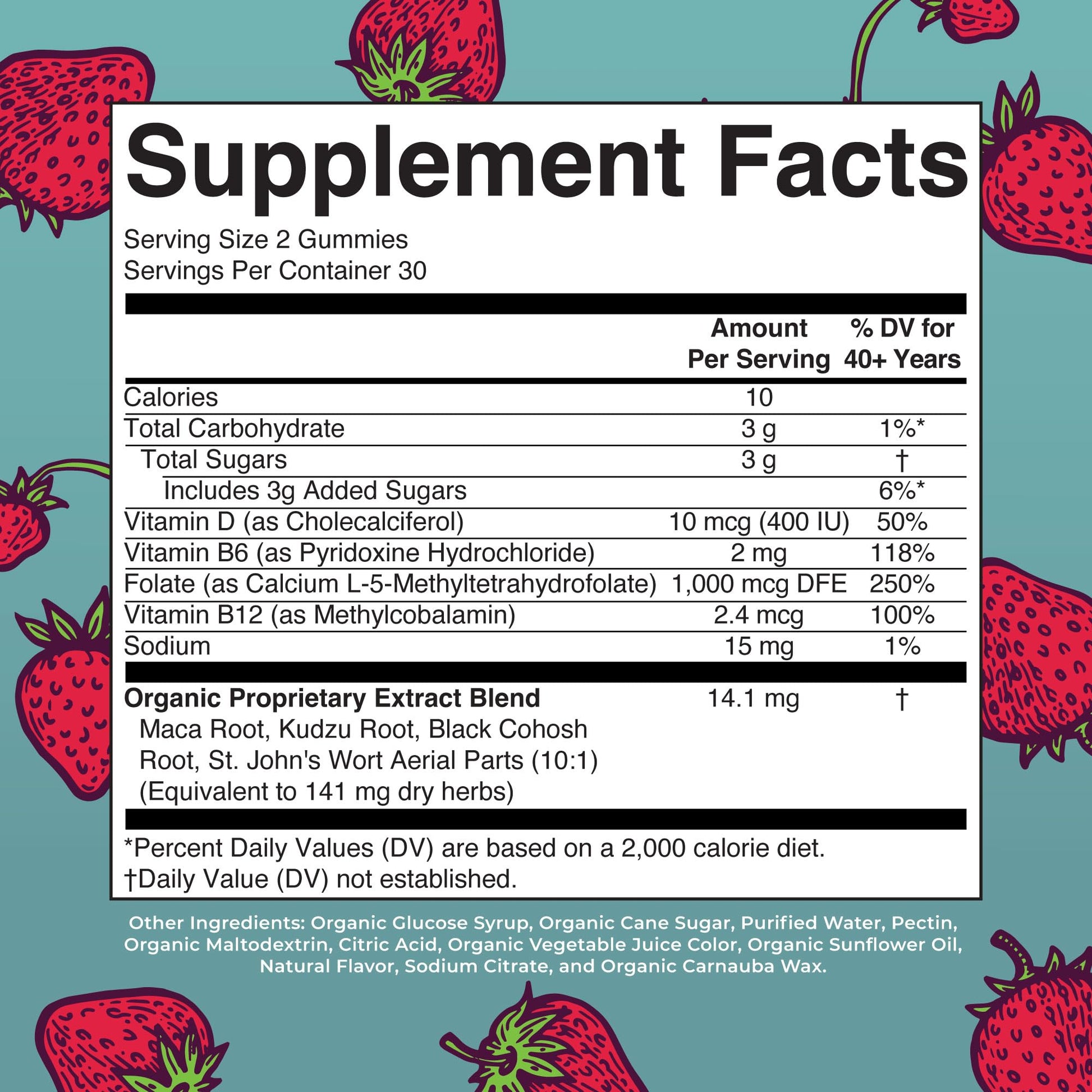 Organic Menopause Gummies by MaryRuth's | Menopause Supplements for Women | Mood Support | Hot Flash Relief | Maca Root | Black Cohosh | USDA Organic | Non-GMO | Vegan | 30 Servings - Medaid International
