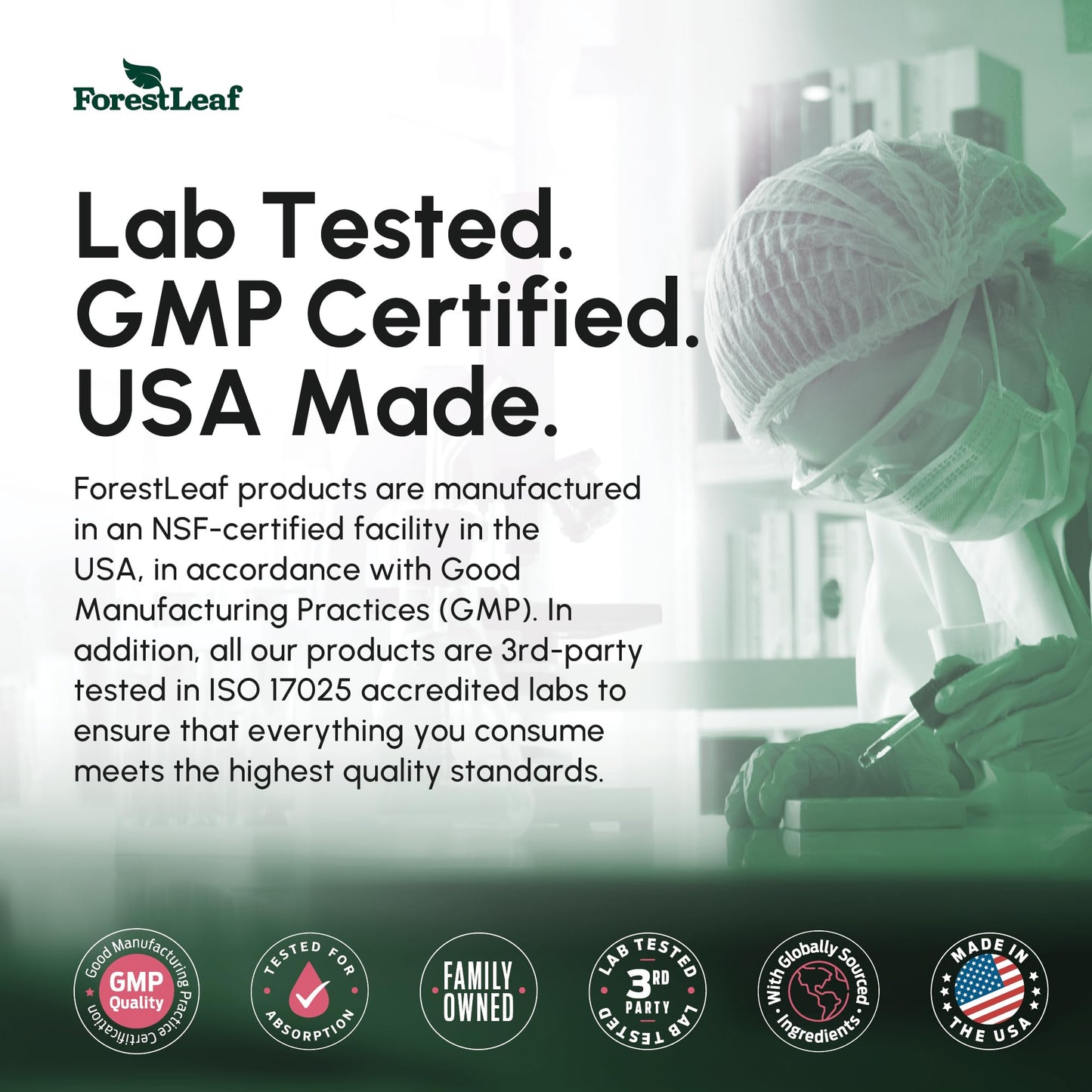 ForestLeaf Berberine Supplement - 1300mg per Serving - Ultra High Potency Berberine HCl with Ceylon Cinnamon, Bitter Melon & Gymnema - Weight Management Support - 90 Caps - Medaid International