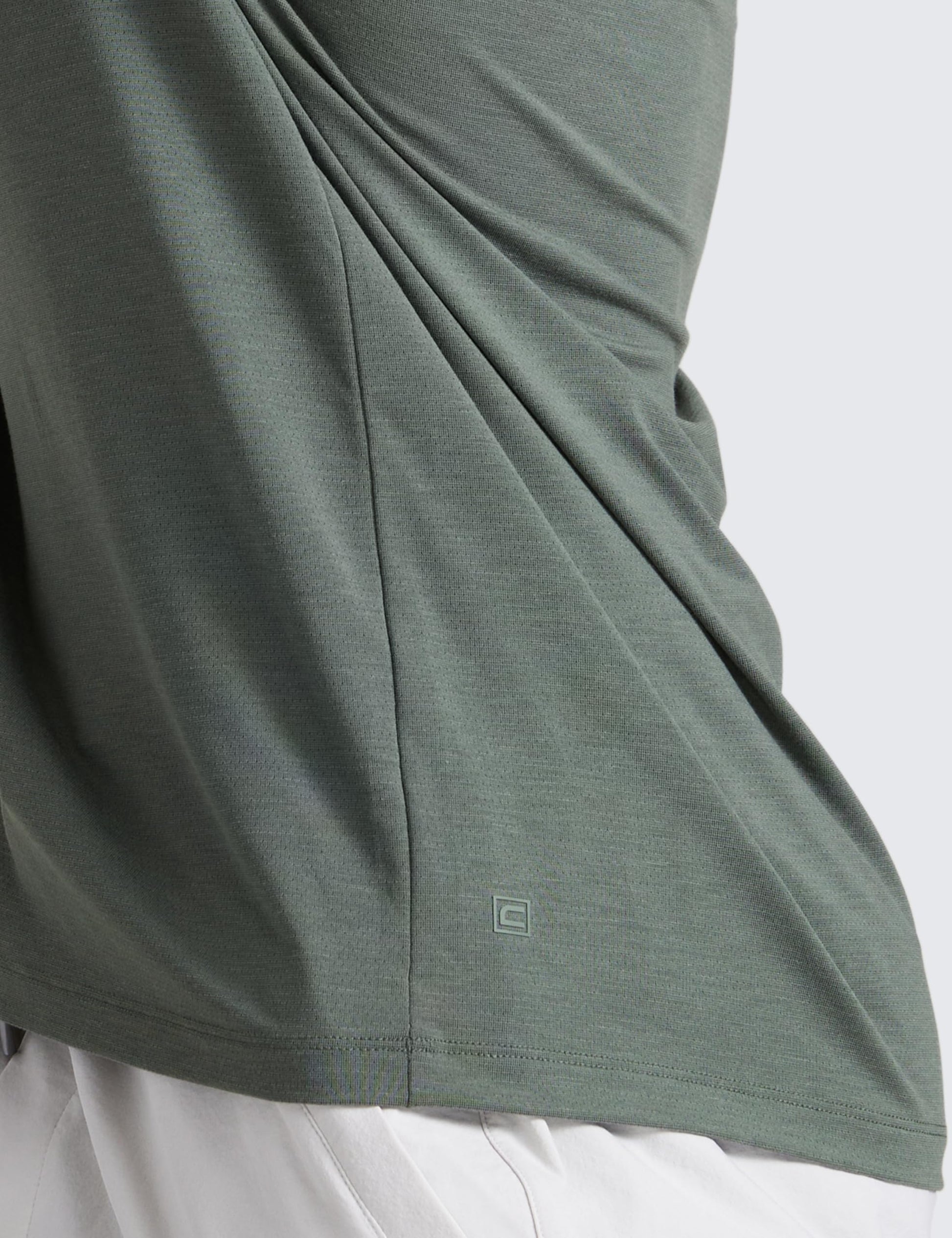 CRZ YOGA Mesh Workout Shirts for Men - Lightweight Breathable T-Shirts Running Athletic Training Short Sleeve Tops Grey Sage Medium - Medaid International