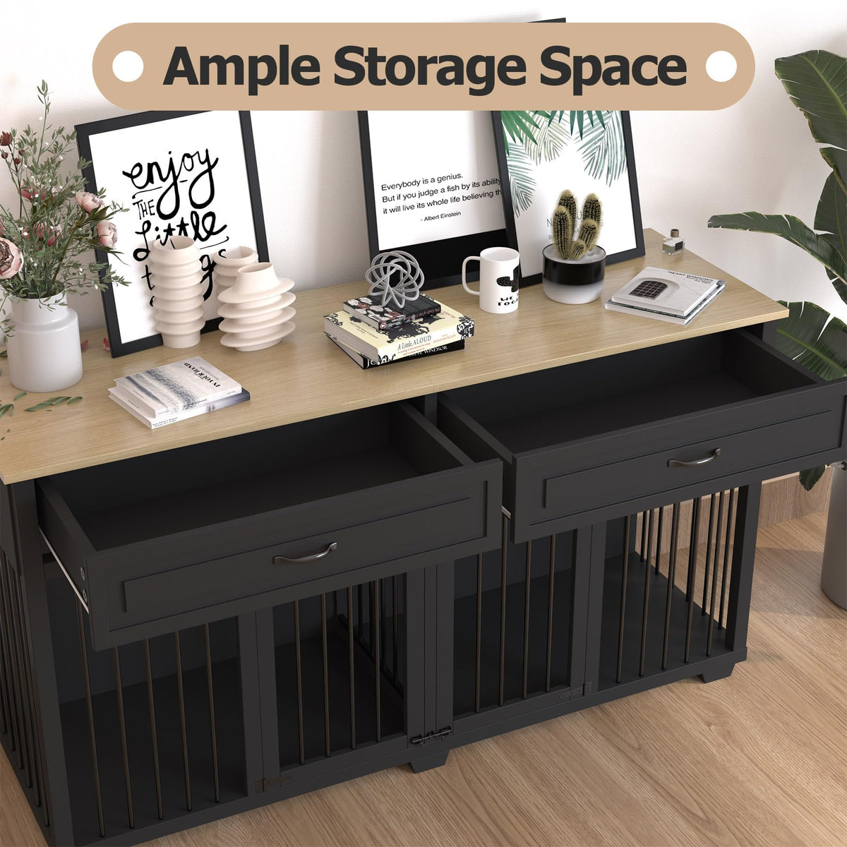 Wooden Dog Crate Cage (2026150c)