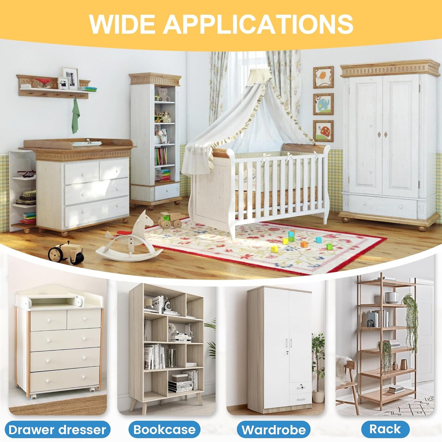 Furniture Anti-Tip Anchor Pack