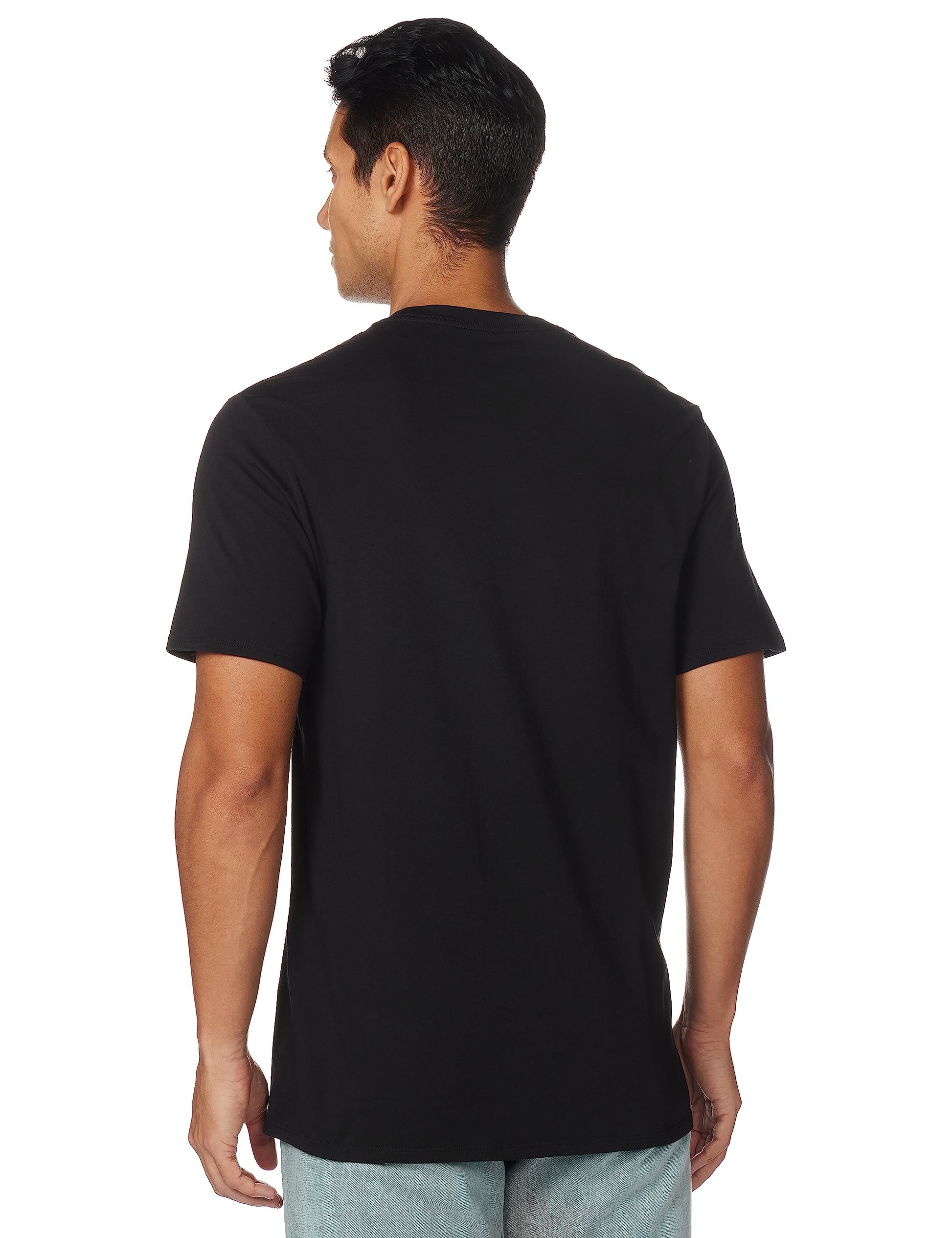 Karl Lagerfeld Paris mens Classic Karl Character Short Sleeve Crew Neck T-shirt T Shirt, Black, Large US - Medaid International