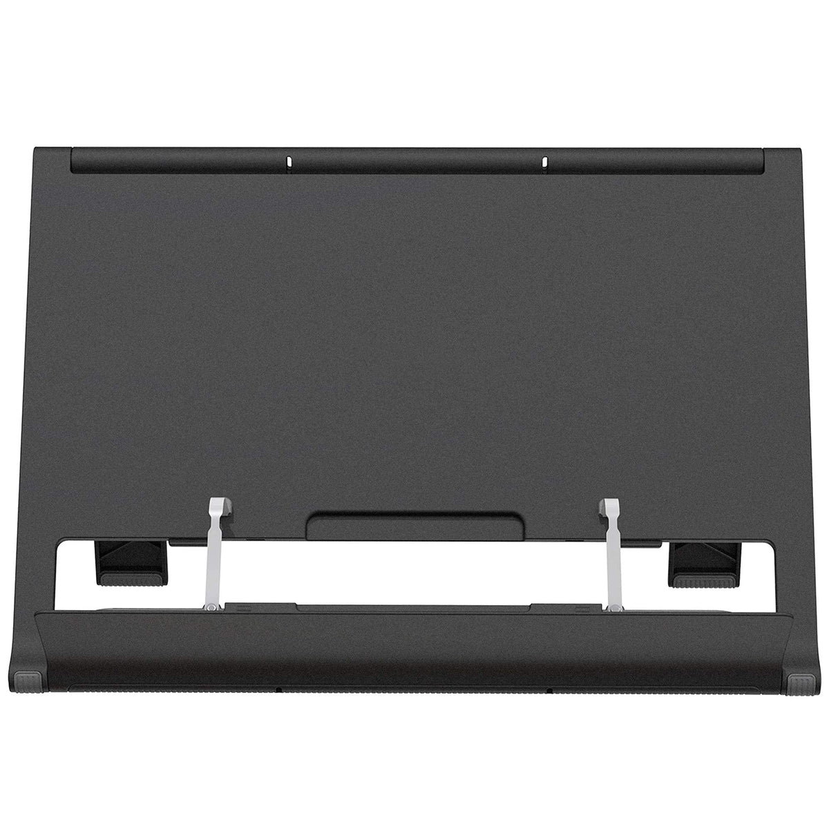 TERRIFI Portable Book Stand, Free Angle Adjustable Holder for Thick Textbooks, Collapsible and Lightweight Book Rest, Ideal for Reading and Study, Compact Design for Easy Transport (Black)