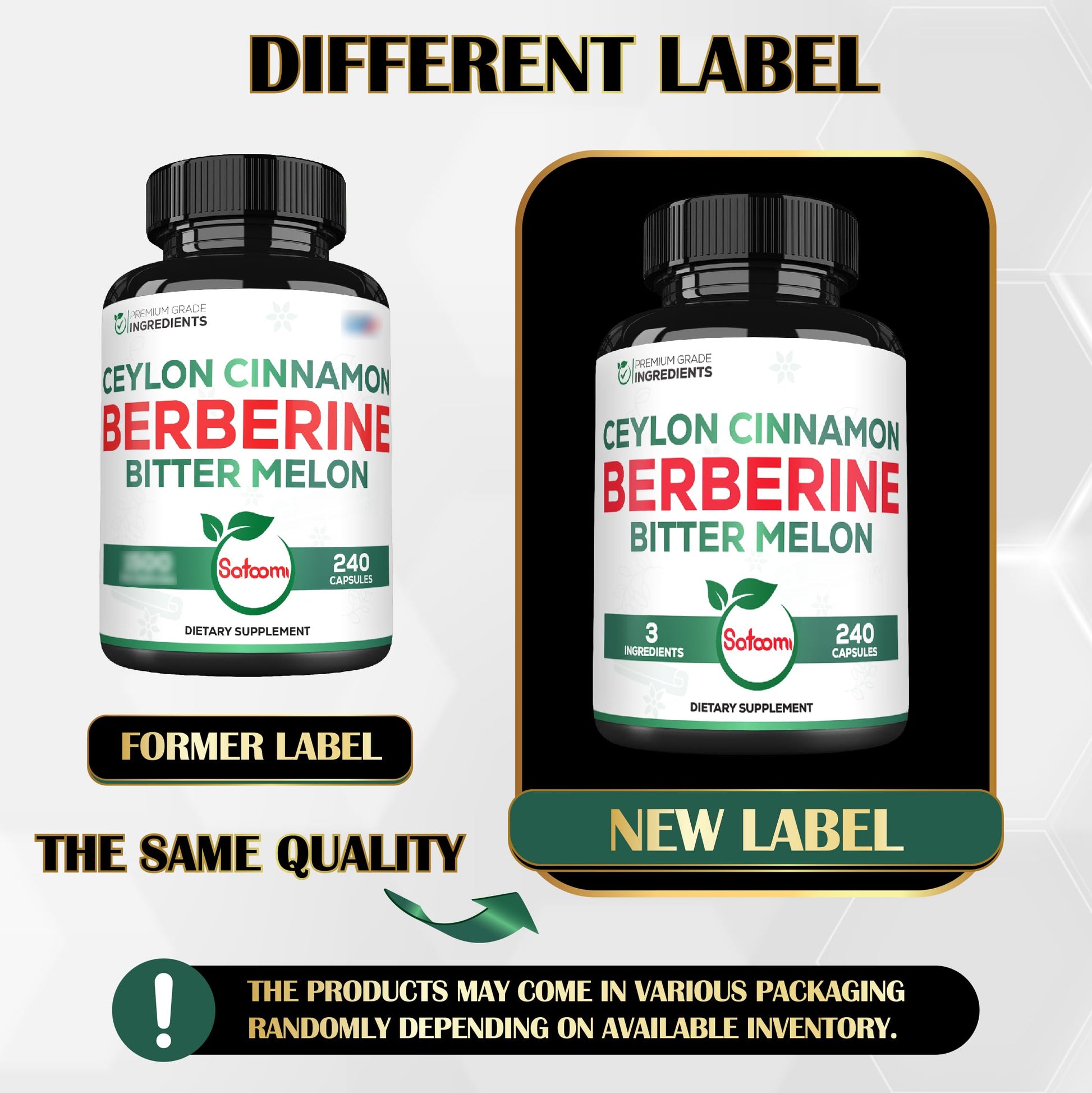 Berberine 1500mg Supplement with Organic Ceylon Cinnamon Bark & Bitter Melon - 240 Vegan Capsules for 80 Servings - Immune System, Heart Health, Body Management & Digestion Support - Medaid International