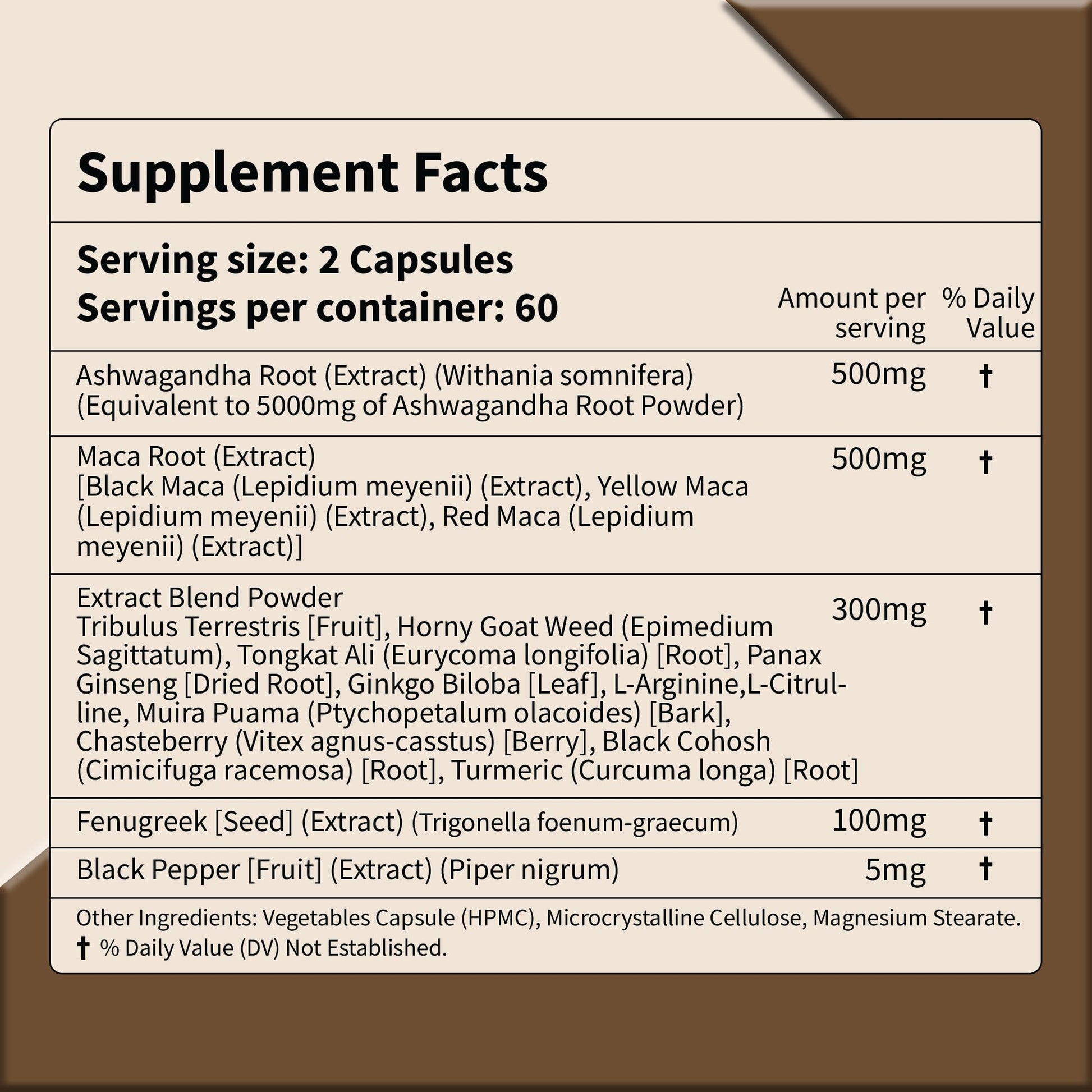 Premium Ashwagandha + Maca Root Complex | 17-in-1 Science-Backed Formula | Stress, Energy & Focus Support | Non-GMO, Gluten Free, Vegan, Natural Herbs & Nutrients | 120 Capsules - Medaid International