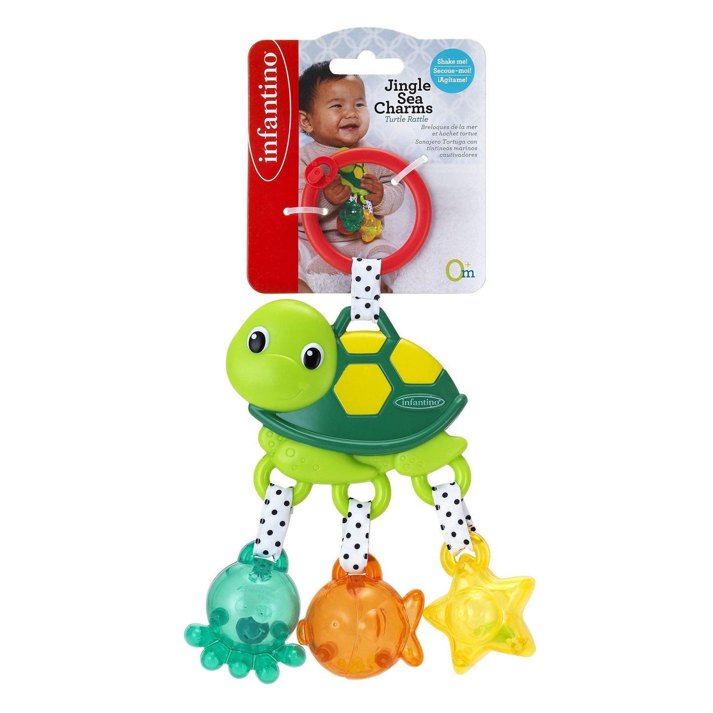 Infantino Jungle Sea Charms Rattle Activity Toy