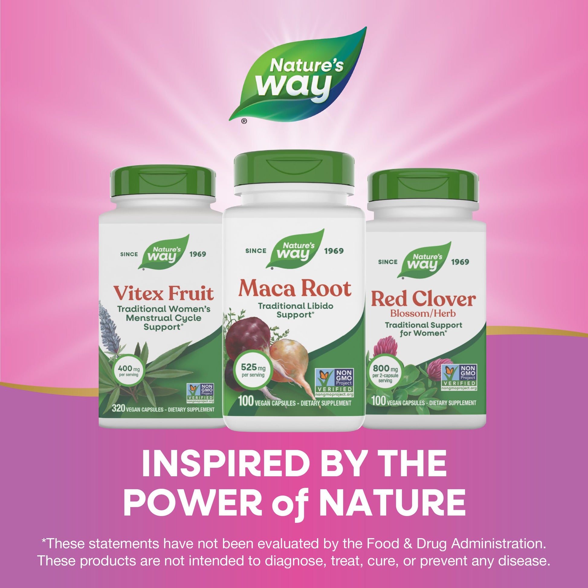 Nature's Way Maca Root, Traditional Libido Support*, 525 mg per Serving, Non-GMO Project Verified, 100 Vegan Capsules (Packaging May Vary) - Medaid International
