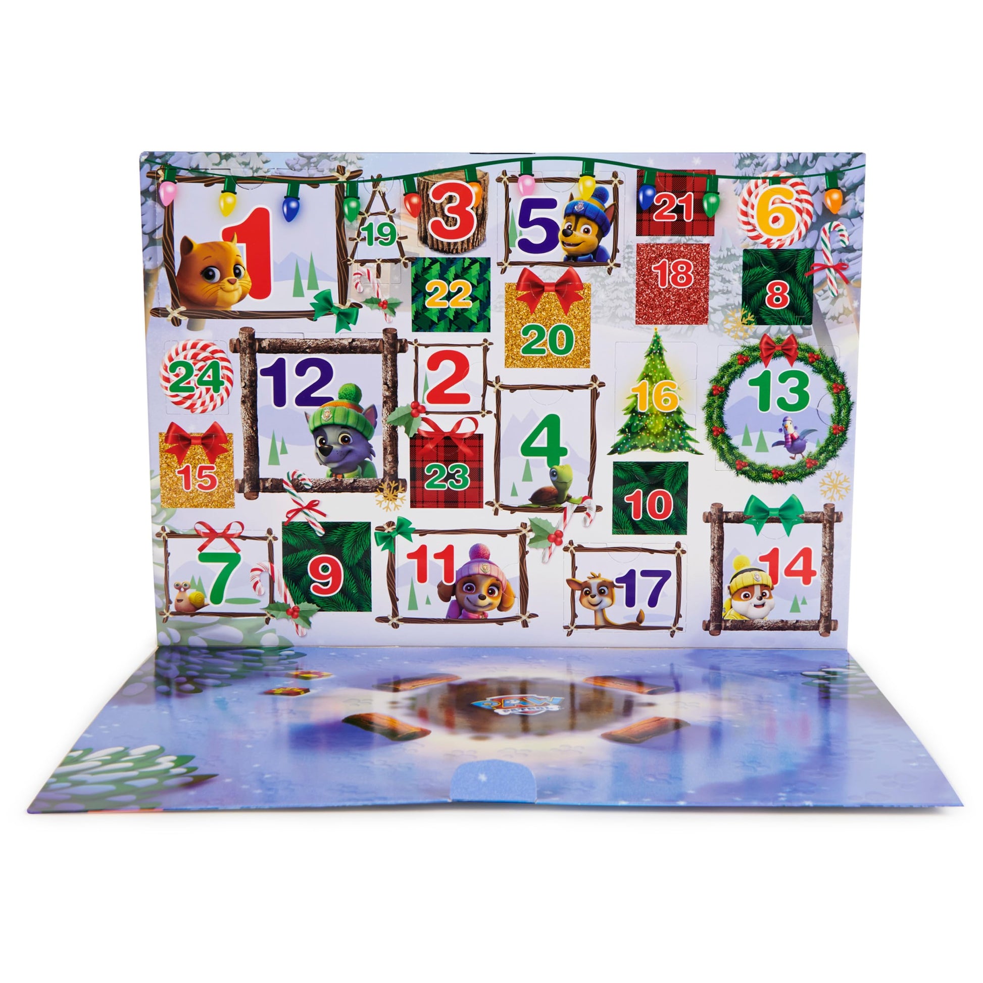 PAW Patrol: 2023 Advent Calendar with 24 Surprise Toys - Figures, Accessories and Kids Toys for Ages 3 and up - Medaid International