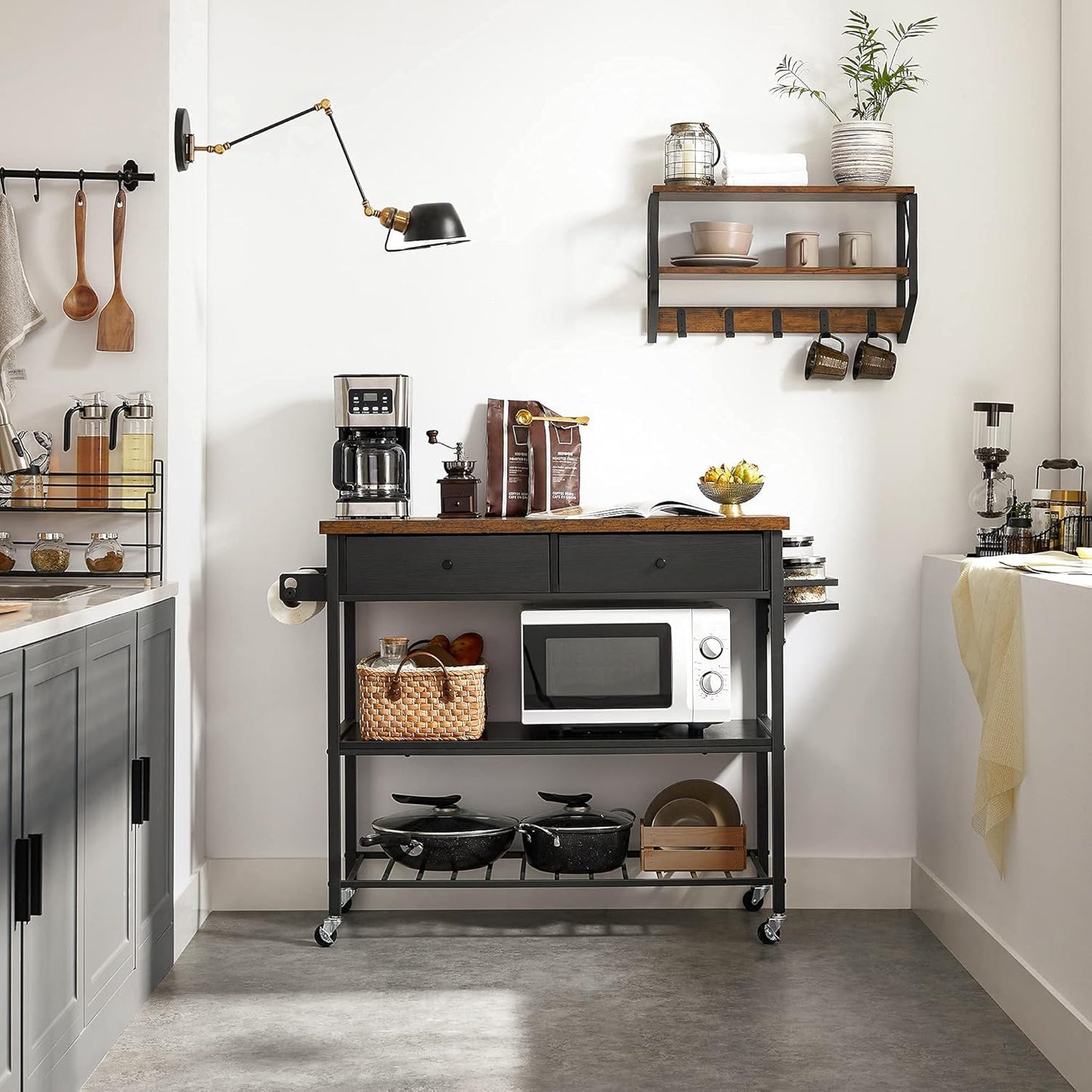 VASAGLE Kitchen Cart KKI003B01