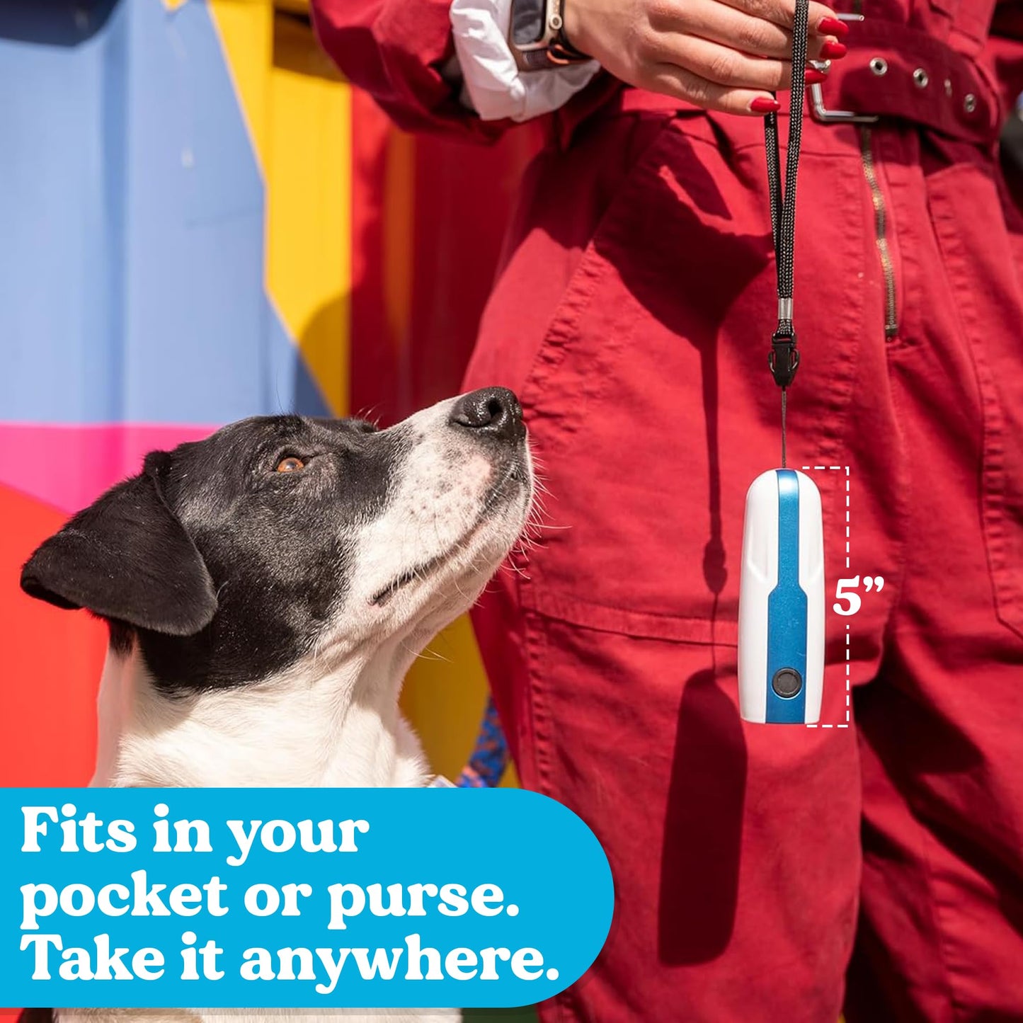 Doggie Don't Dog Behavior Correction Device - Anti Barking Device for Dogs, No Shocking - Sound only, Rechargeable Electronic Dog Clicker for Training and Stop Barking Device, Batteries Included - Medaid International