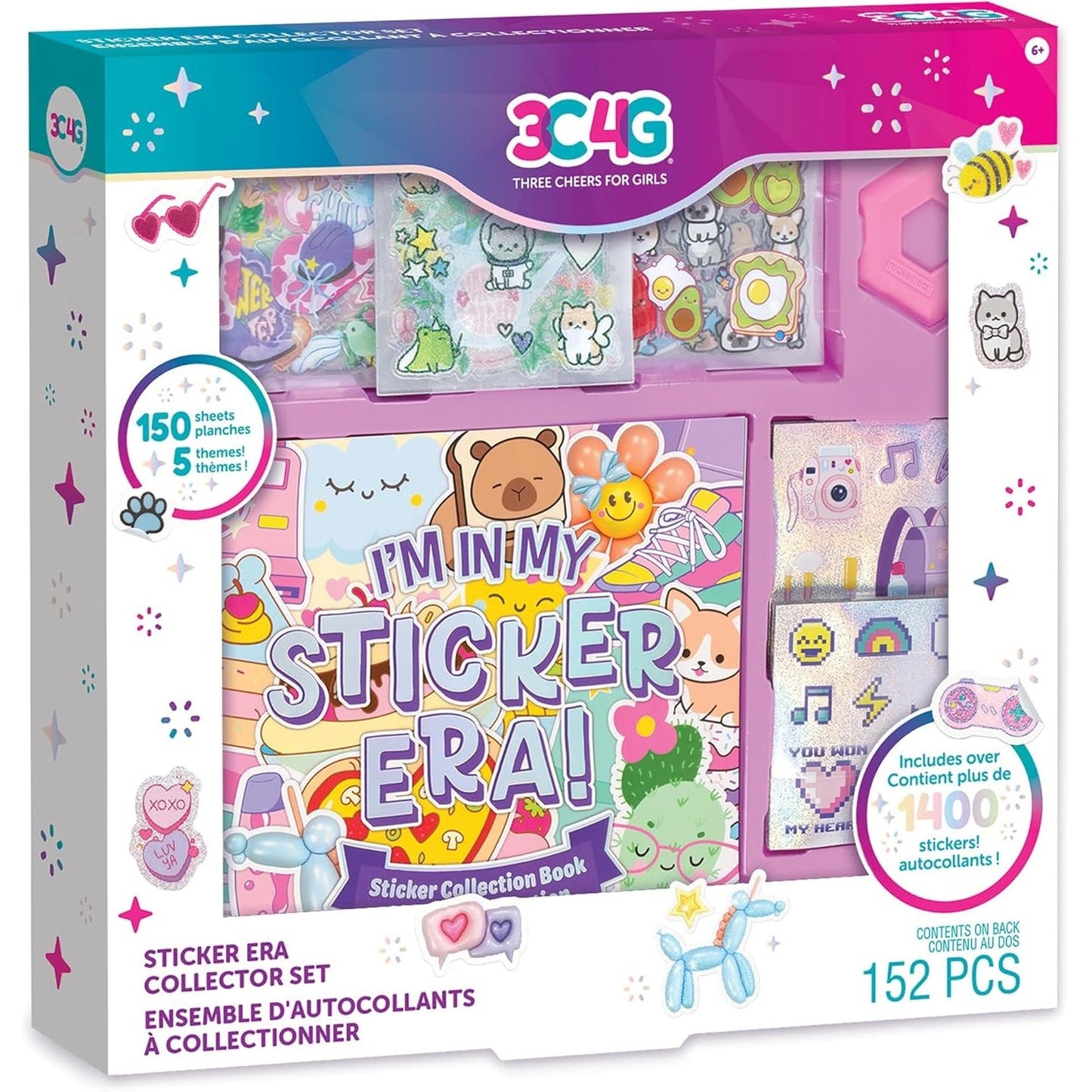 I'm in My Sticker Era Collector Set - 150 Sheets, 1400+ Stickers - Medaid International