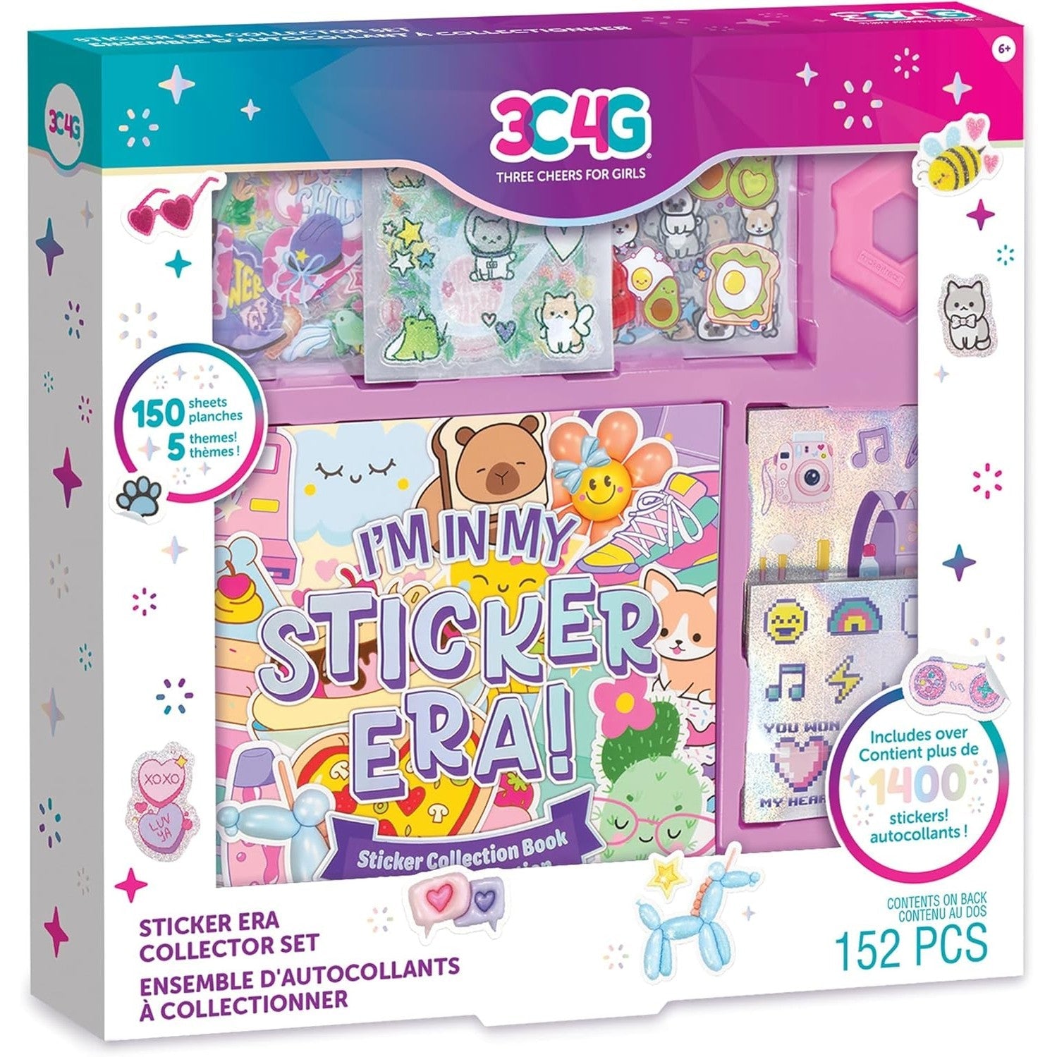 I'm in My Sticker Era Collector Set - 150 Sheets, 1400+ Stickers - Medaid International