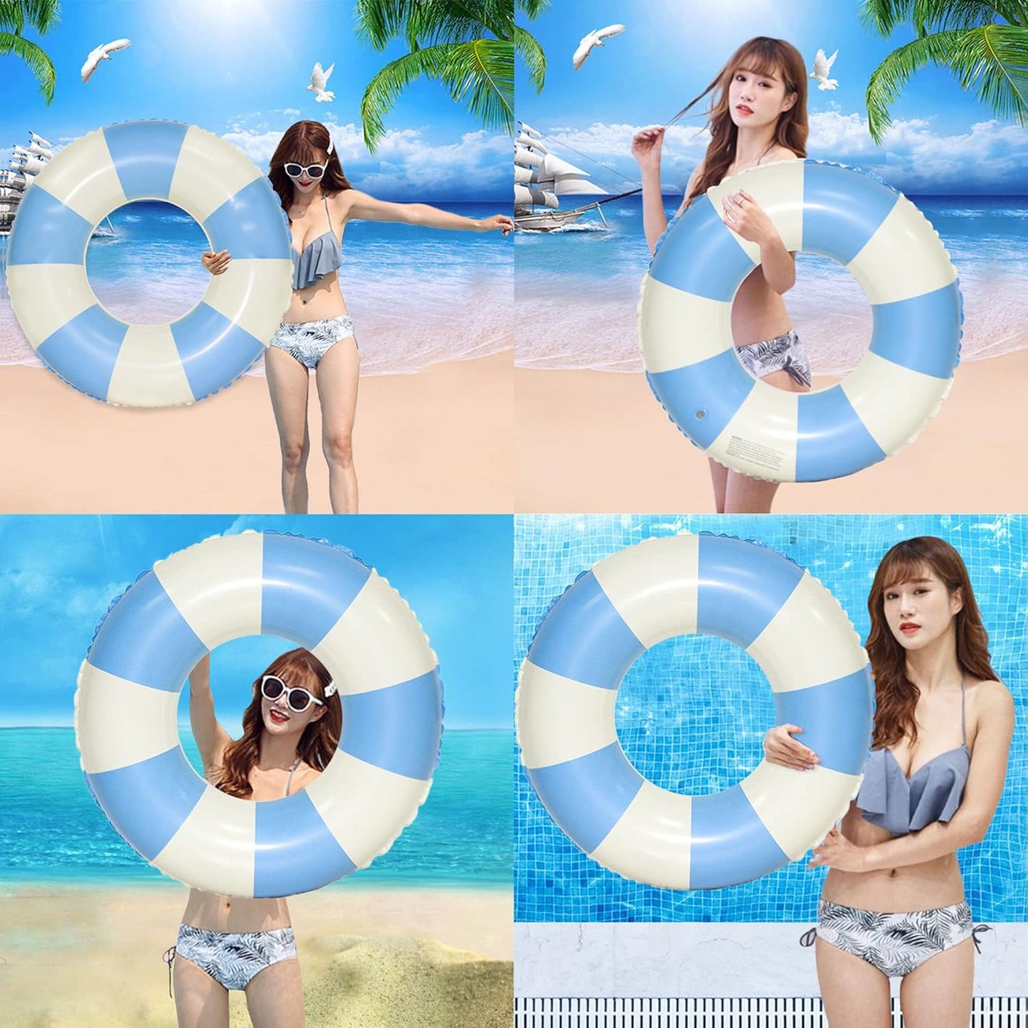 Colorful Inflatable Swim Ring