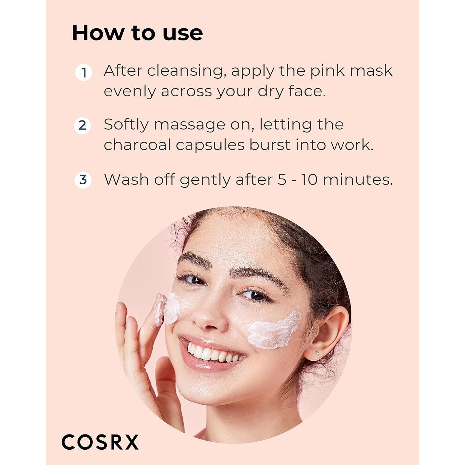 cosrx-poreless-clarifying-charcoal-mask-pink-110-g - Medaid International