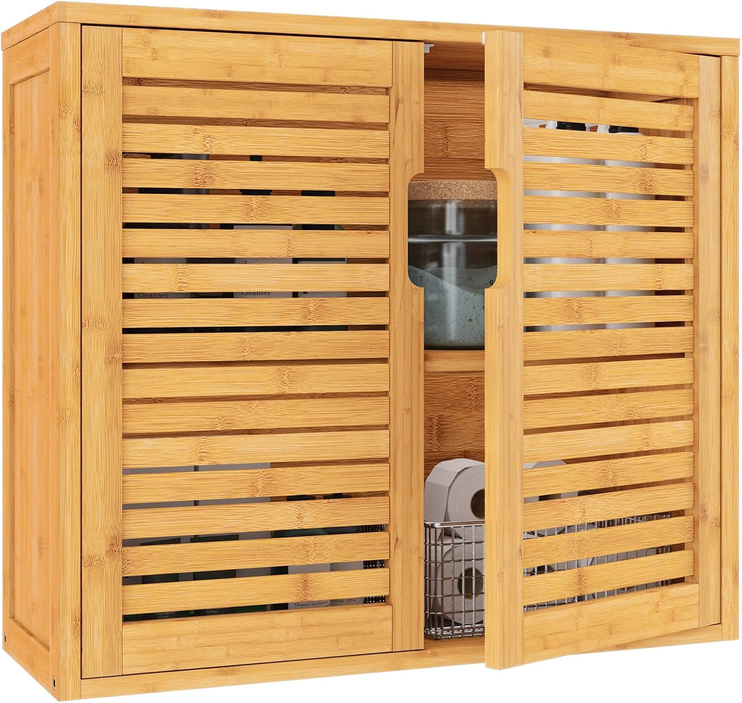 Bamboo Wall Cabinet