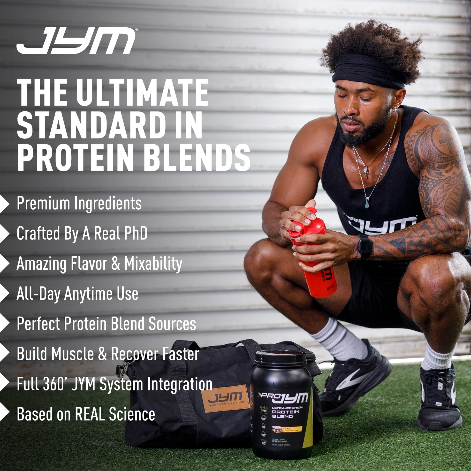 Pro JYM Chocolate Peanut Butter Protein Powder - Whey Protein Isolates, Casein, & Milk Protein, Lean Muscle Building for Men & Women, JYM Supplement Science, 22 Servings - Medaid International