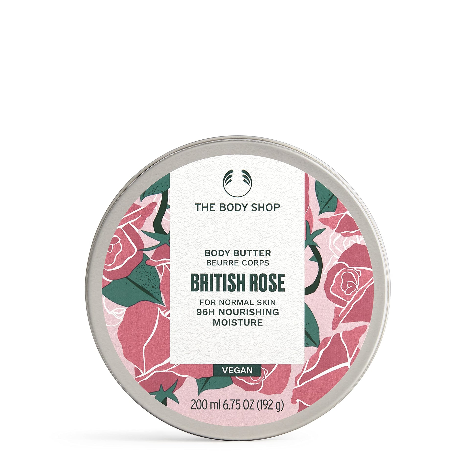 The Body Shop British Rose Body Butter – Nourishing & Moisturizing Skincare for Normal Skin – Vegan – 6.75 oz - Medaid International