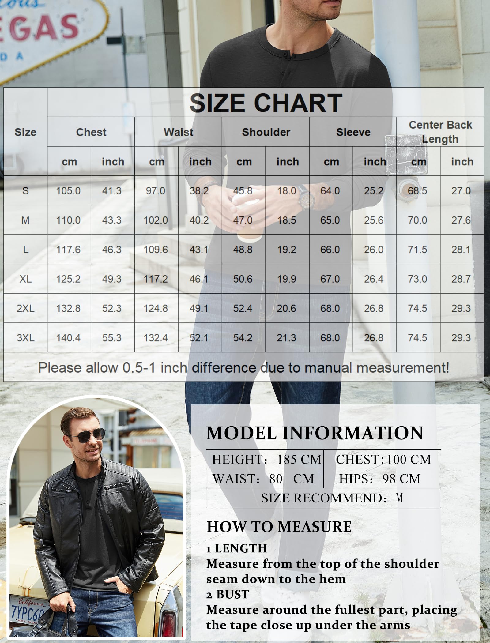 COOFANDY Men's Henley Shirts Long Sleeve Casual Basic Solid Tees Soft Stretch Lightweight T-Shirt Fall Fashion Henley Top Black - Medaid International